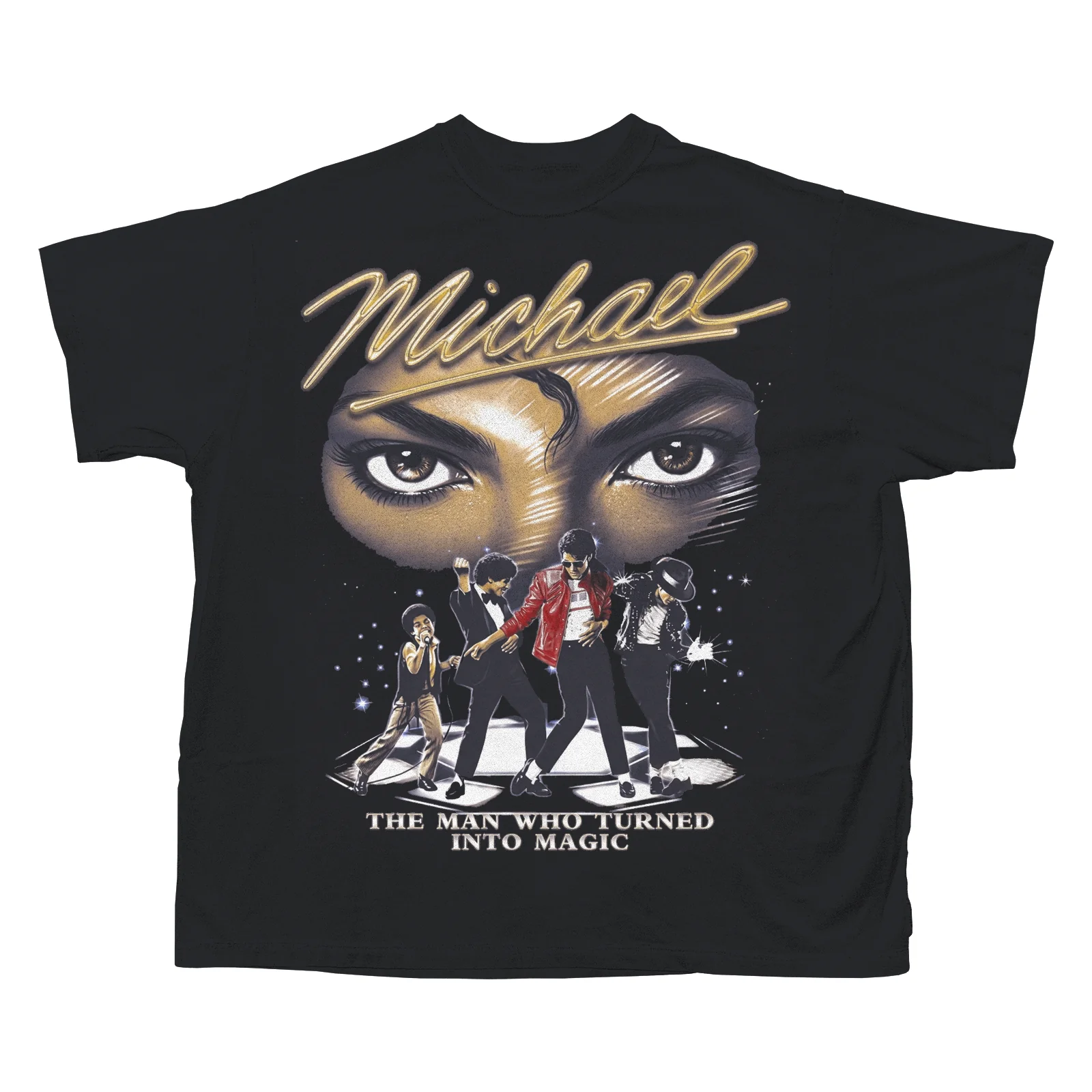 MJ COLLAGET-SHIRT (BLACK)