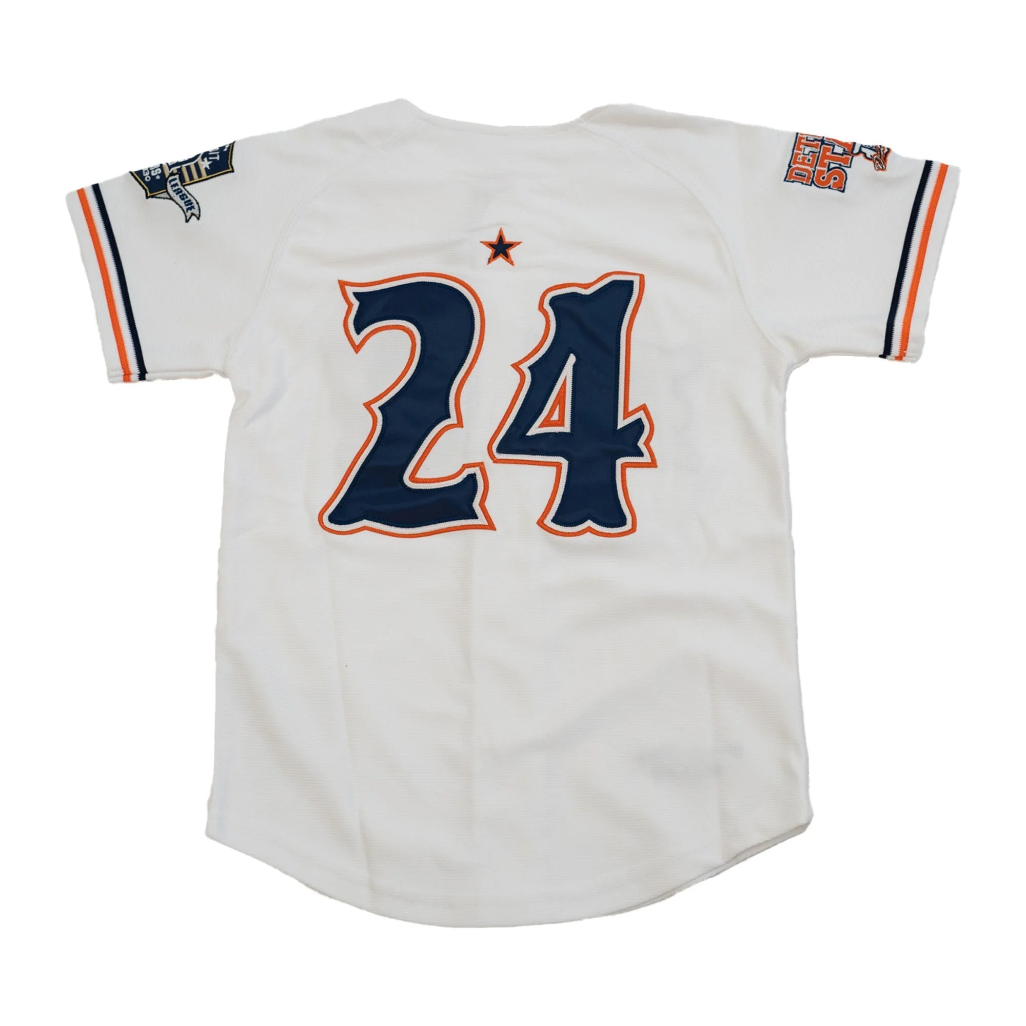YOUTH DETROIT STARS BUTTON DOWN BASEBALL JERSEY - Image 2