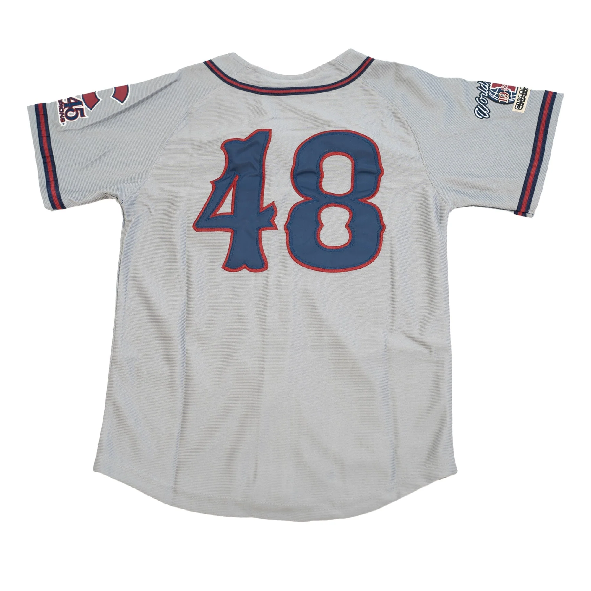 YOUTH CLEVELAND BUCKEYES BUTTON DOWN BASEBALL JERSEY - Image 2
