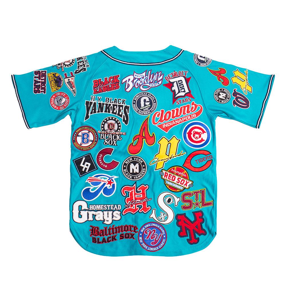 NEGRO LEAGUE COLLAGE JERSEY (TEAL) - Image 2