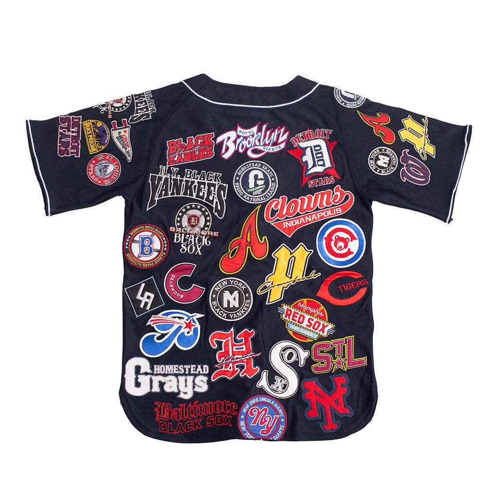 NEGRO LEAGUE COLLAGE JERSEY (NAVY) - Image 2