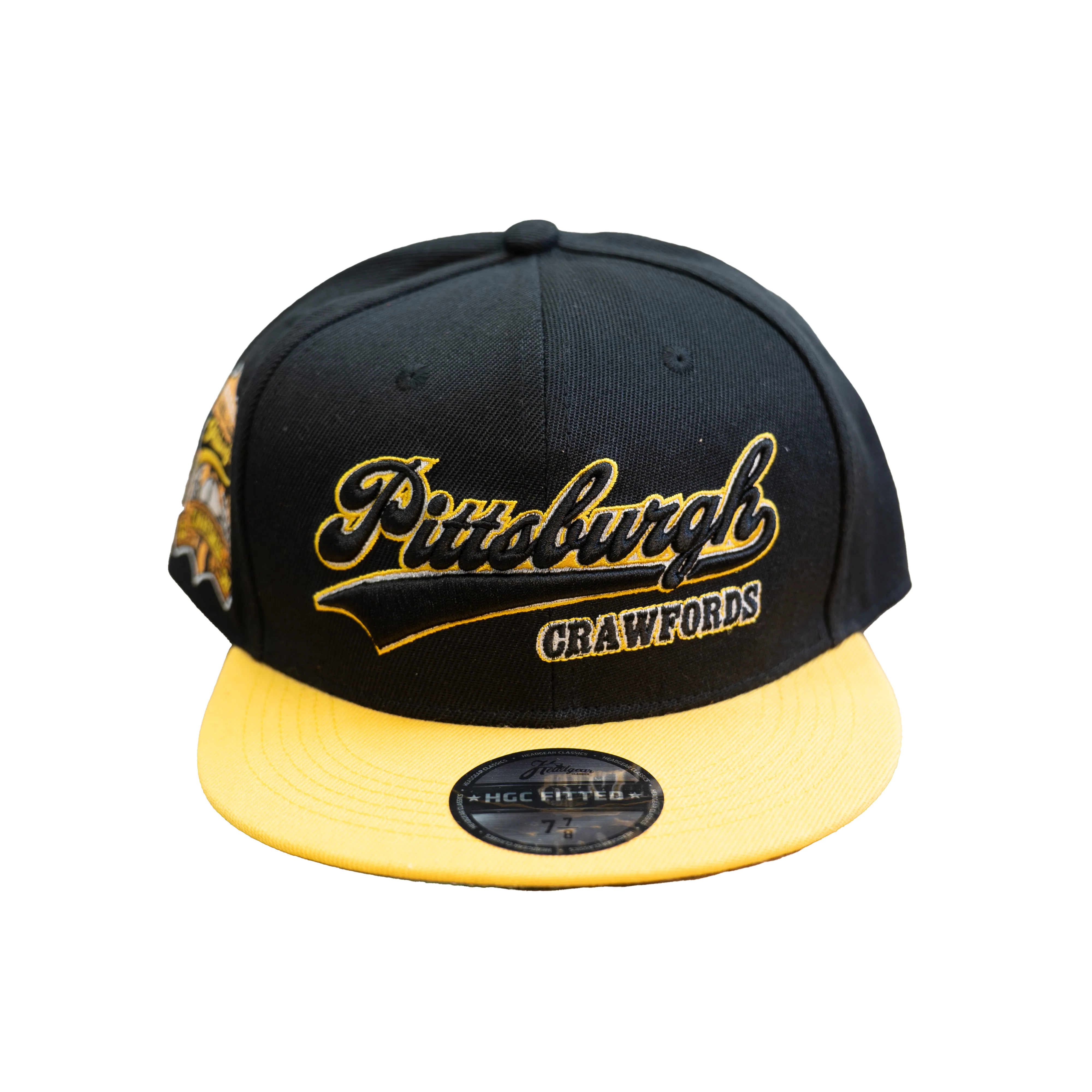 PITTSBURG CRAWFORDS NATIONAL LEAGUE FITTED HAT (BLACK)