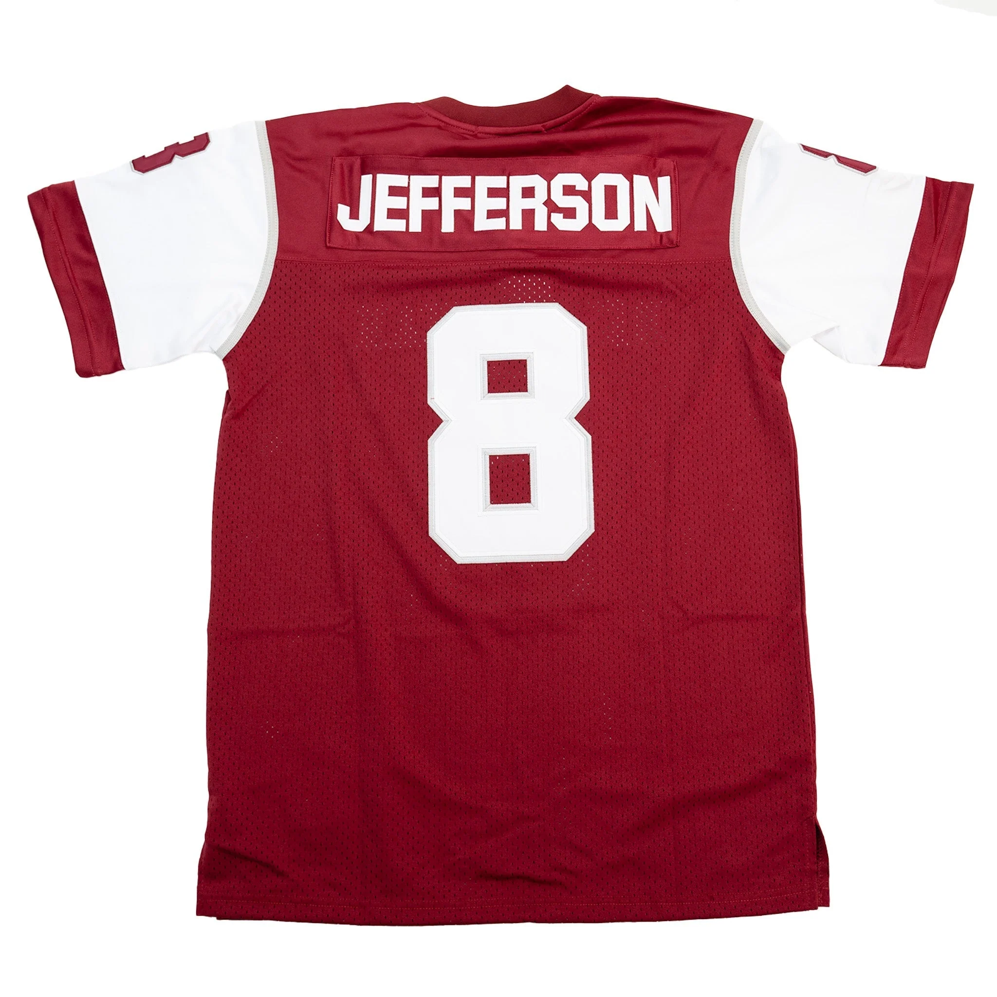 JUSTIN JEFFERSON HIGH SCHOOL FOOTBALL JERSEY (RED) - Image 2