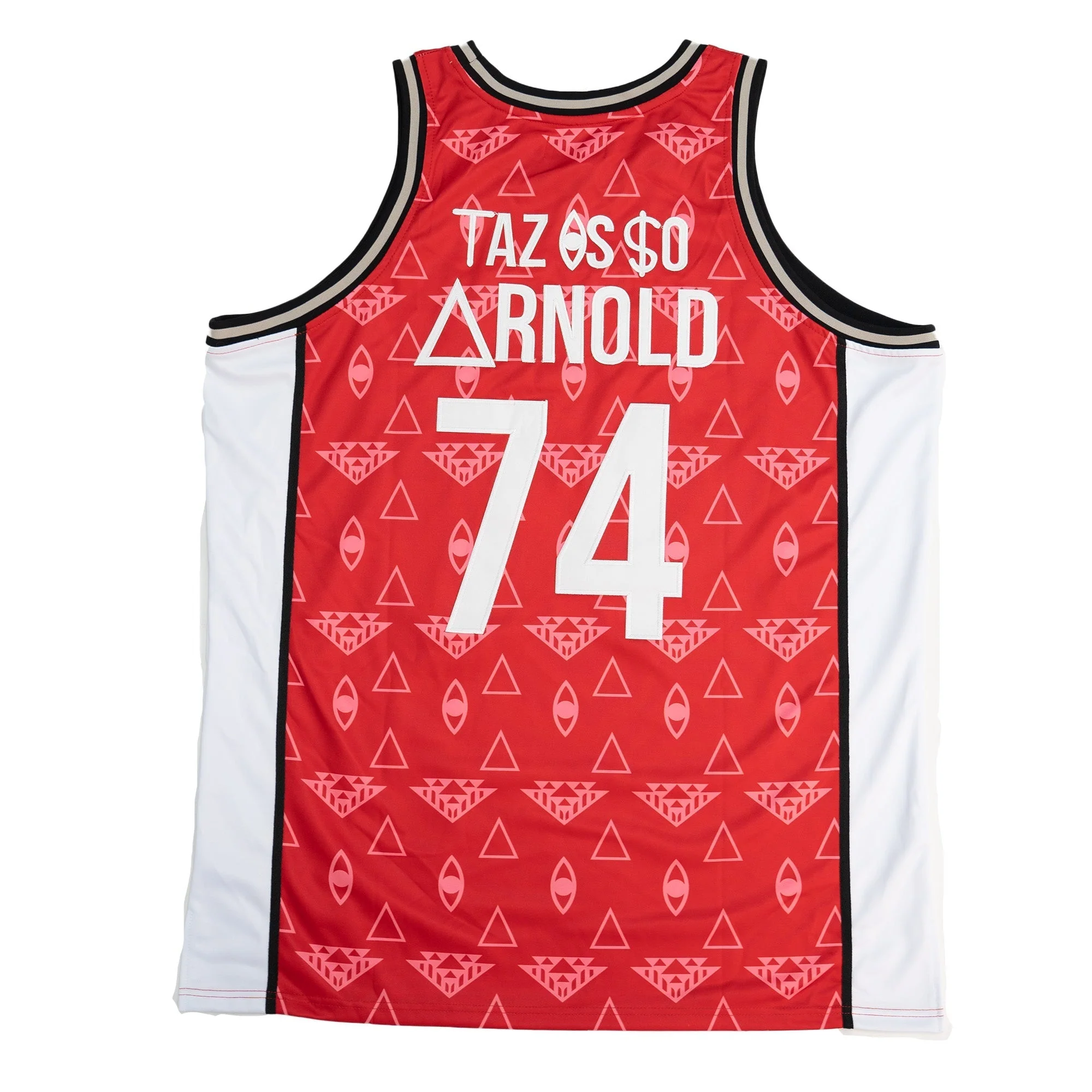 TISA MONOGRAM BASKETBALL JERSEY RED - Image 2