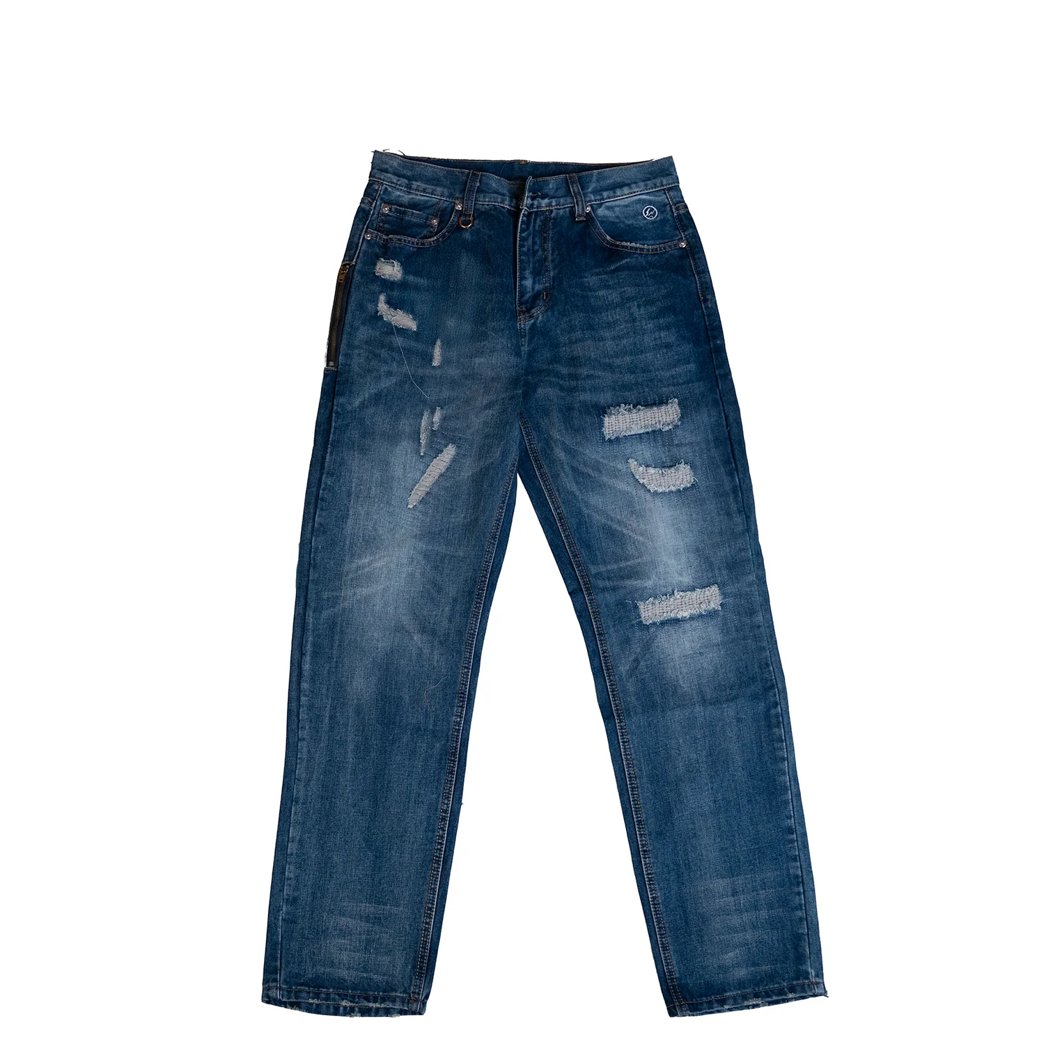 BAGGY BLUE LIGHT WASHED WATSON DENIM PANTS - Image 2