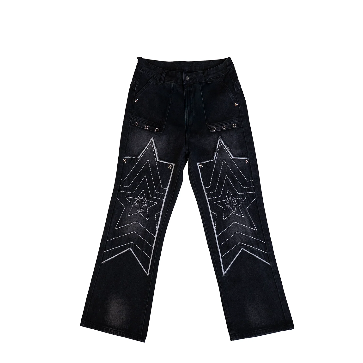 BAGGY GREY CARPENTER WATSON DENIM PANTS - Image 2