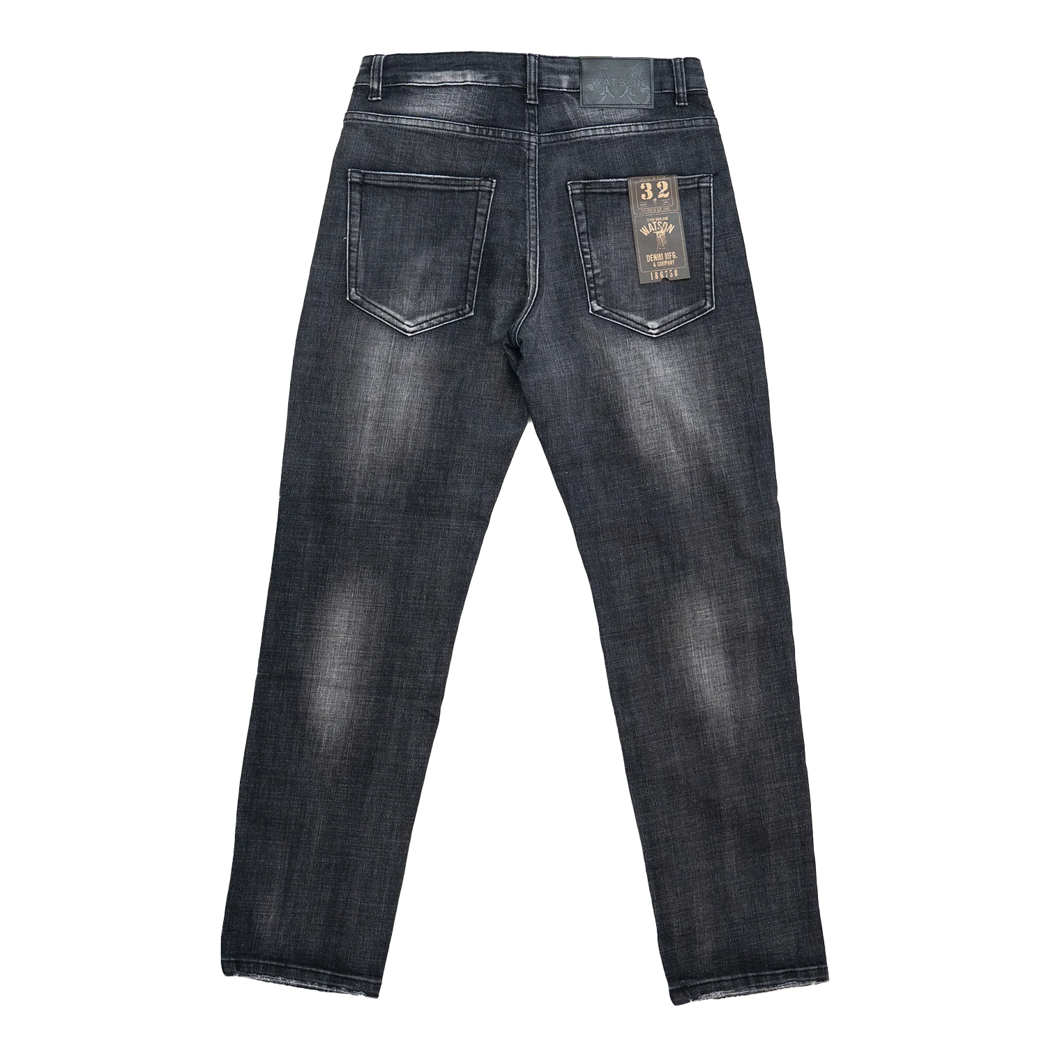 BLACK EMBOSSED MURAL WATSON DENIM - Image 3