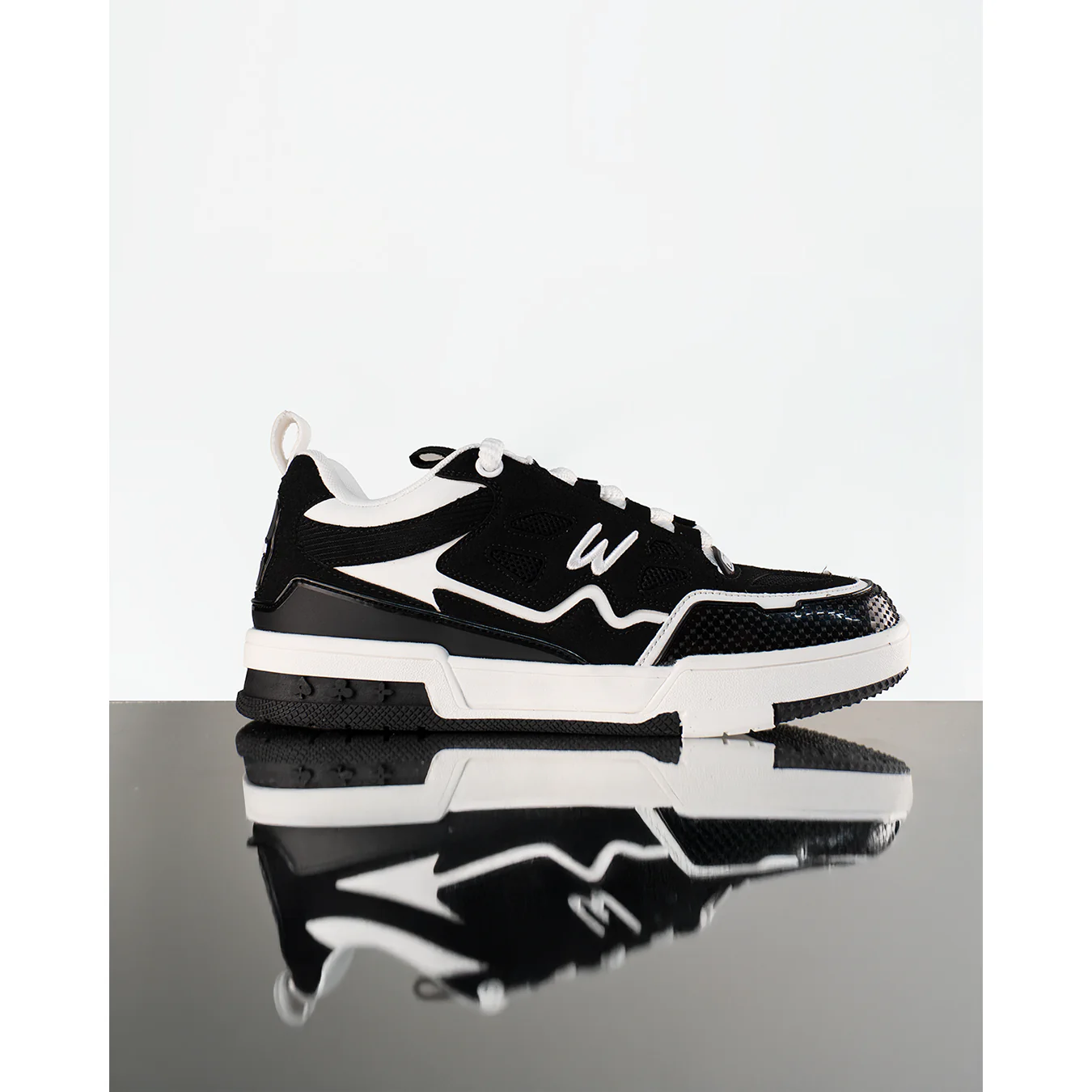 WATSON K FLIP SNEAKERS (BLACK/WHITE) - Image 2