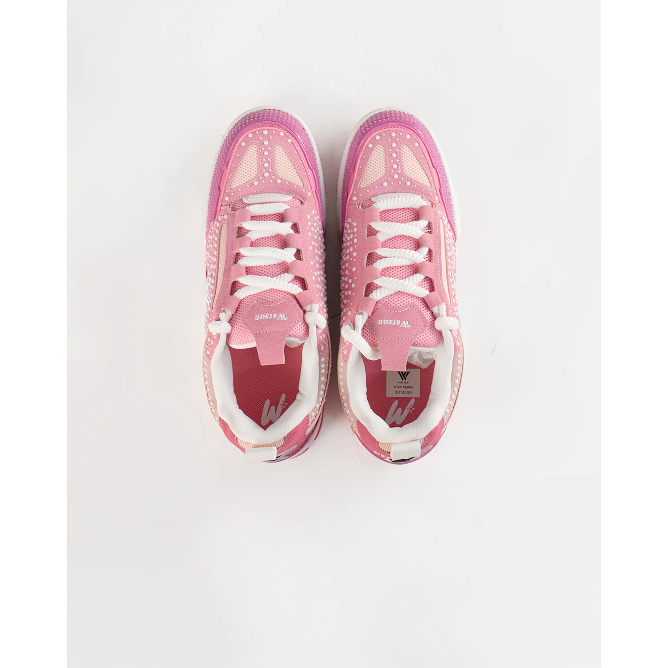WATSON K FLIP PEARLS SNEAKERS (PINK) - Image 4