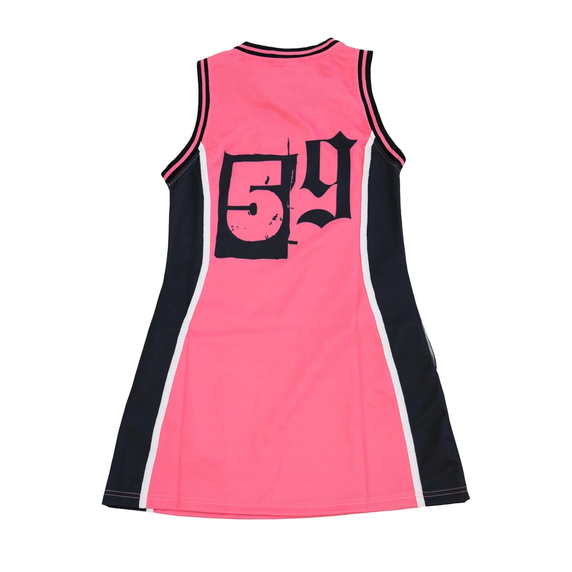 BRAND X BARBIE ABOVE THE LAW JERSEY DRESS (PINK) - Image 2