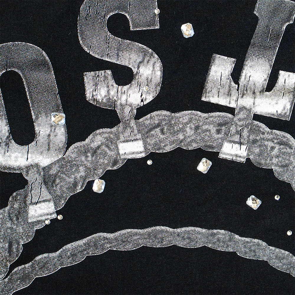 WATSON CHAIN LONG SLEEVE T-SHIRT (BLACK) - Image 3