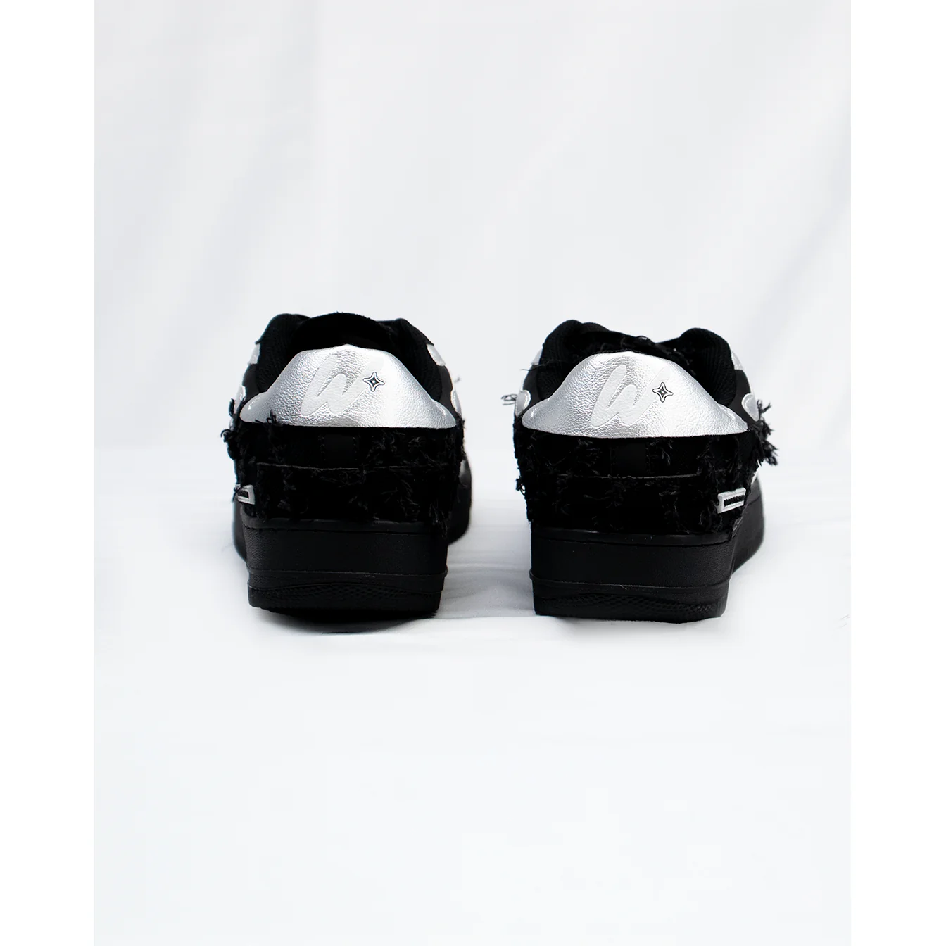 BONES SNEAKERS (BLACK DENIM) - Image 3