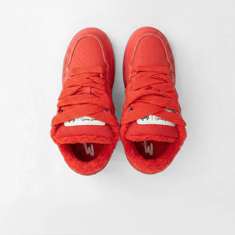 CHUNKY BONES SNEAKERS (RED) - Image 4