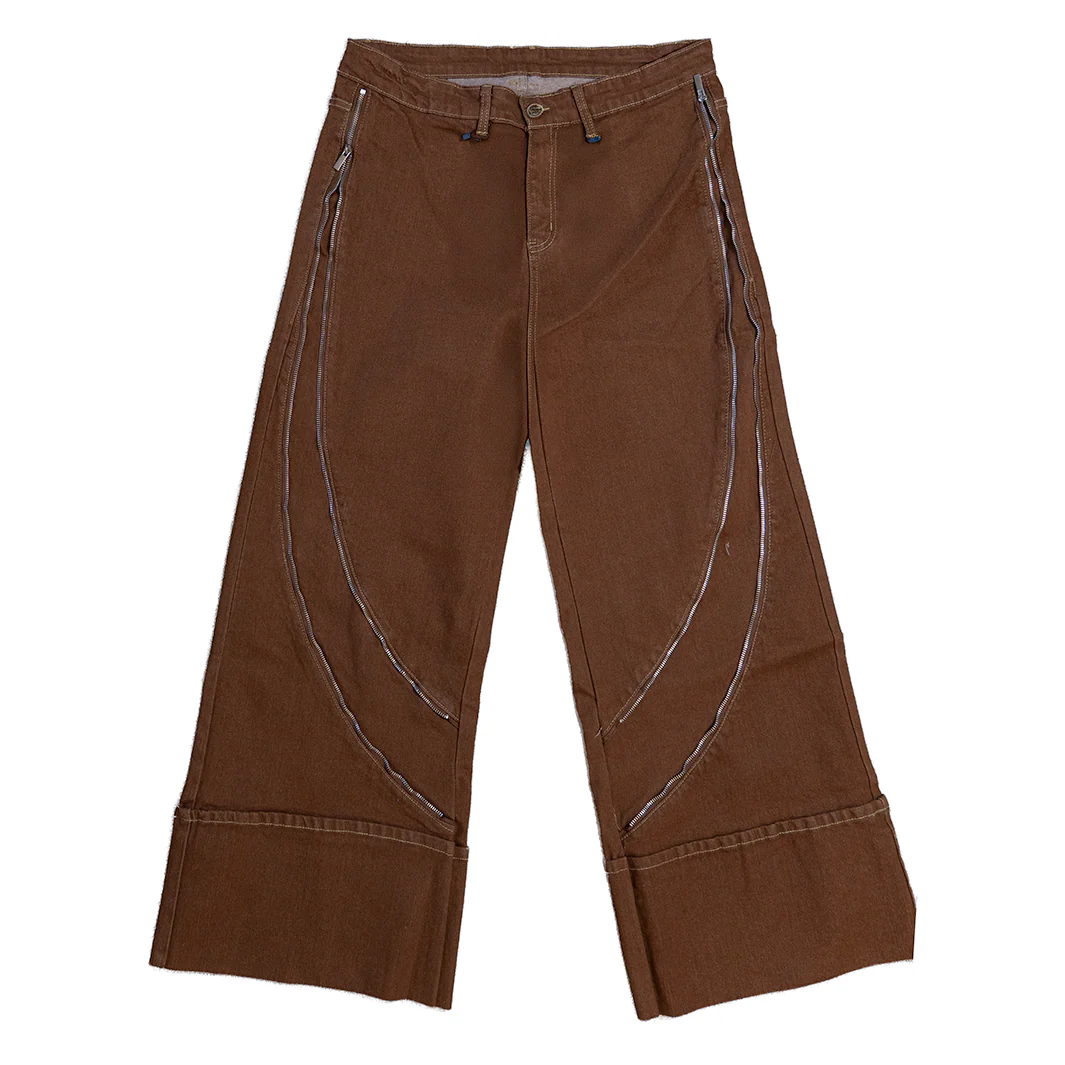 WATSON DENIM PANTS (BROWN) - Image 2