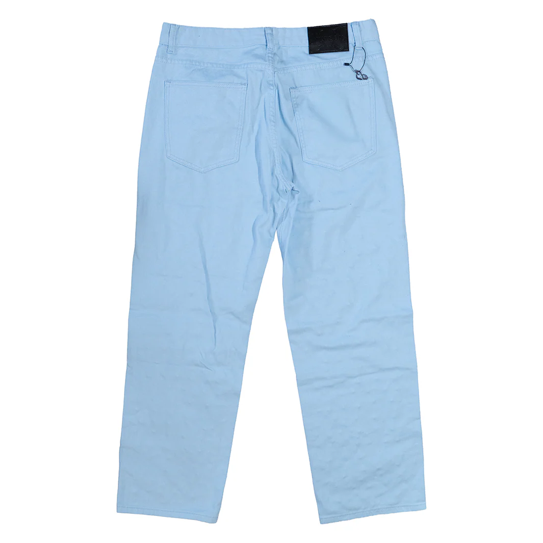 WATSON DENIM PANTS WITH PEARLS (LIGHT WASH) - Image 3
