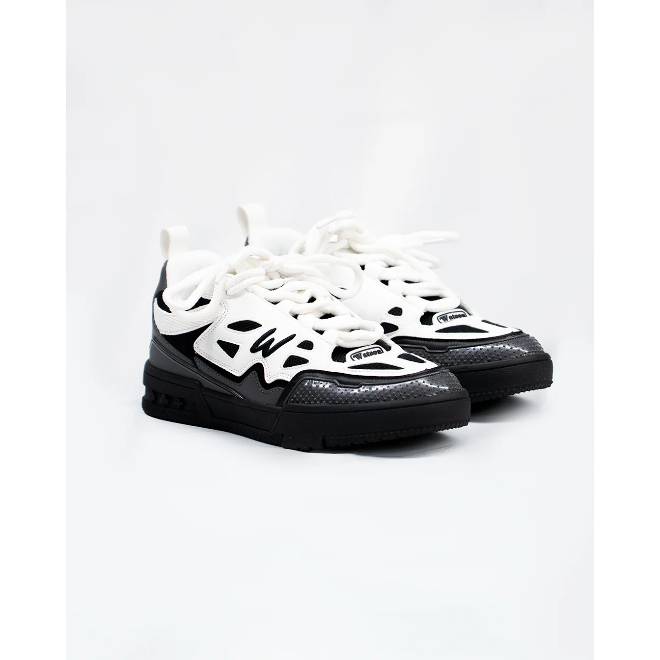 K FLIP SNEAKERS (WHITE BLACK)