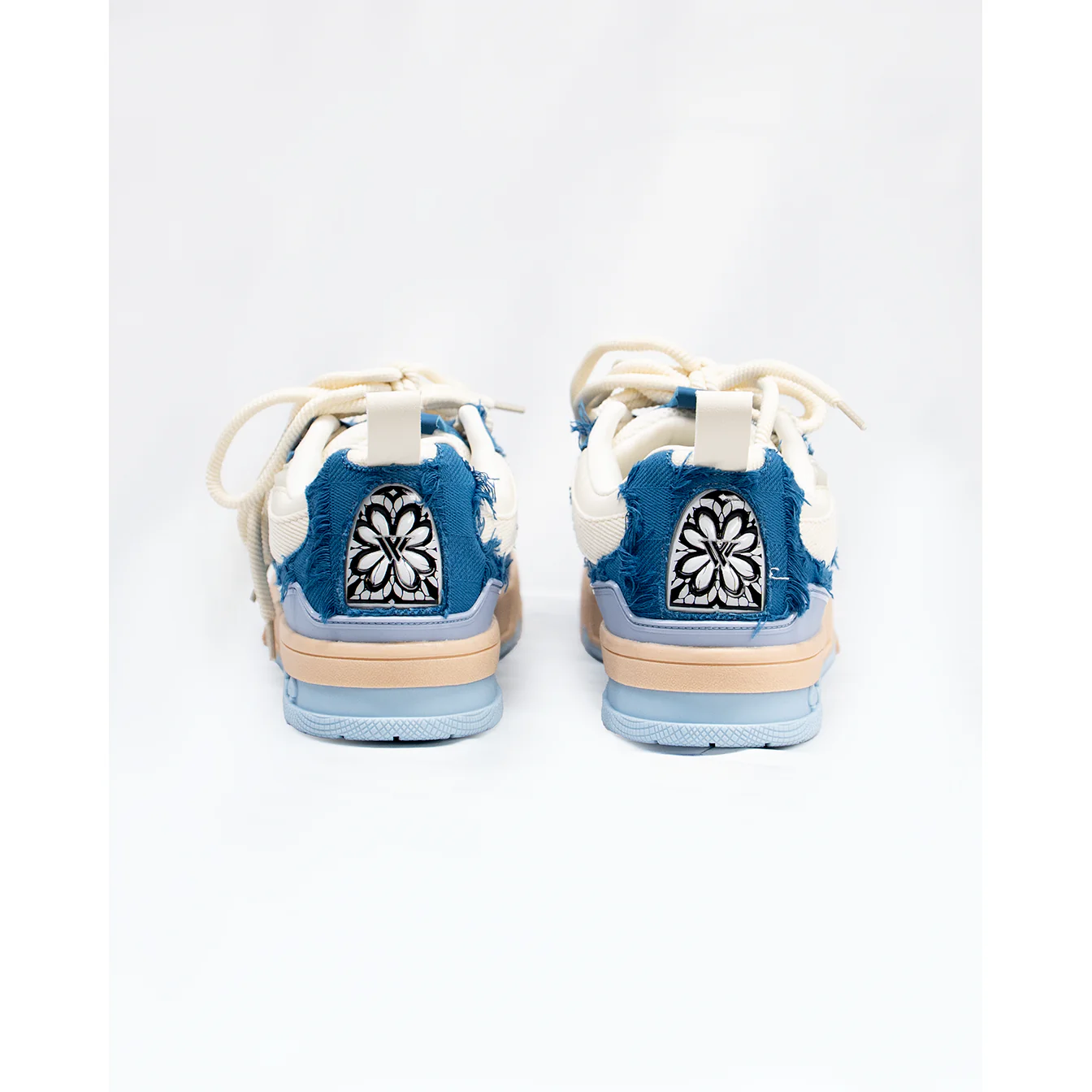 K FLIP CROSS SNEAKERS (DENIM LEATHER) - Image 3
