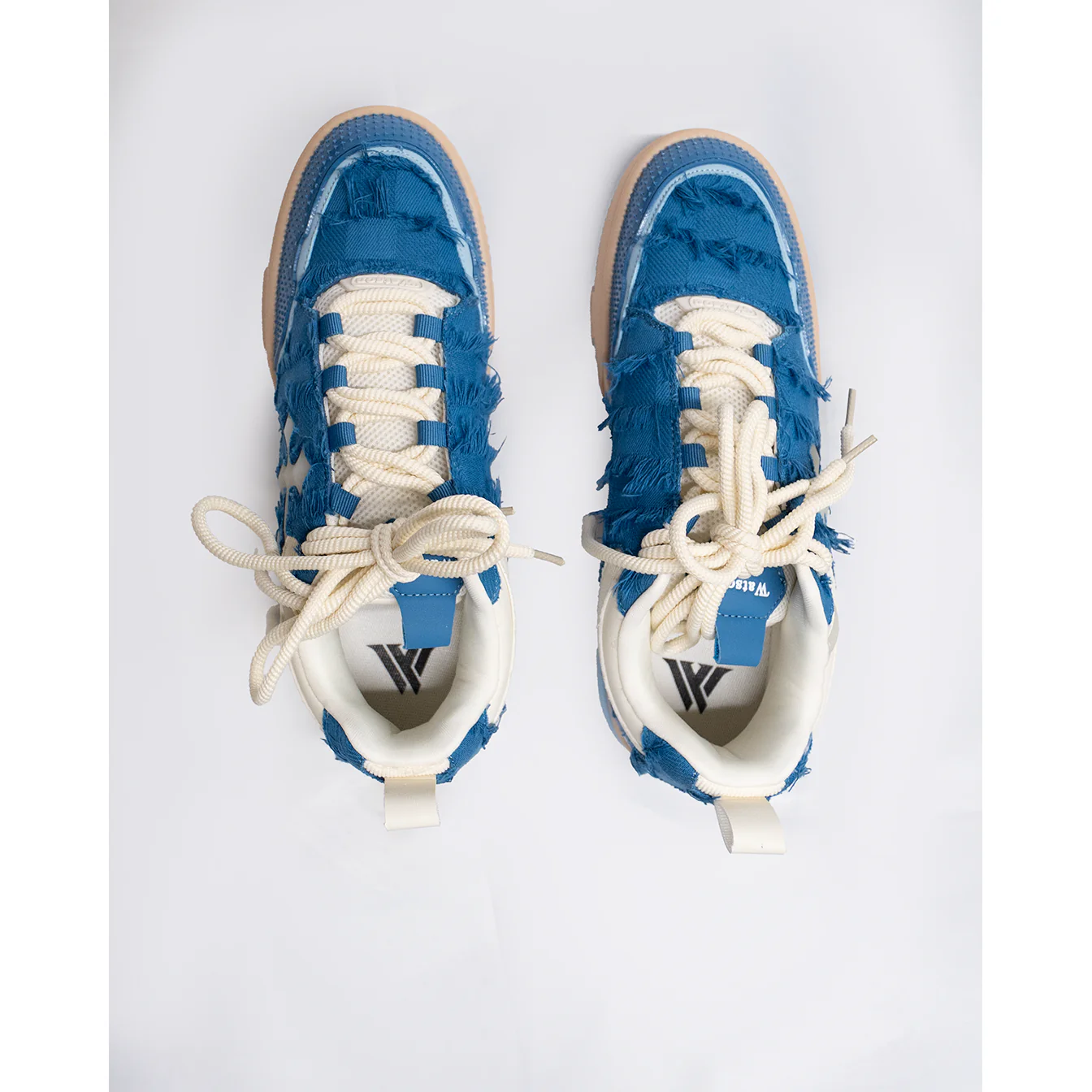 K FLIP CROSS SNEAKERS (DENIM LEATHER) - Image 4