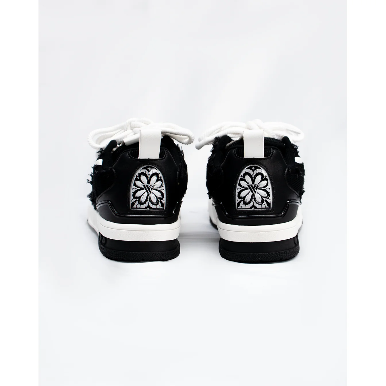 K FLIP CROSS SNEAKERS (BLACK DENIM) - Image 3