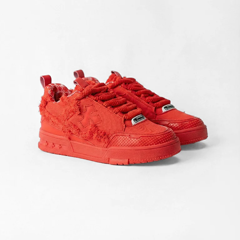 K FLIP CROSS SNEAKERS (FIRE DISTRESS)
