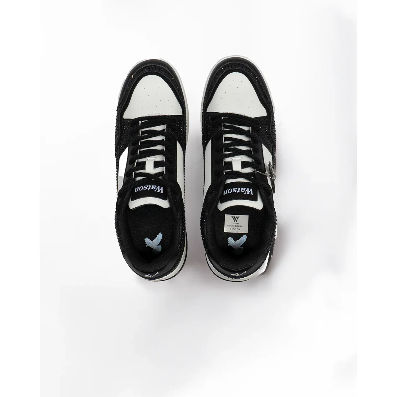 VULTURE SNEAKERS (BLACK & WHITE) - Image 4