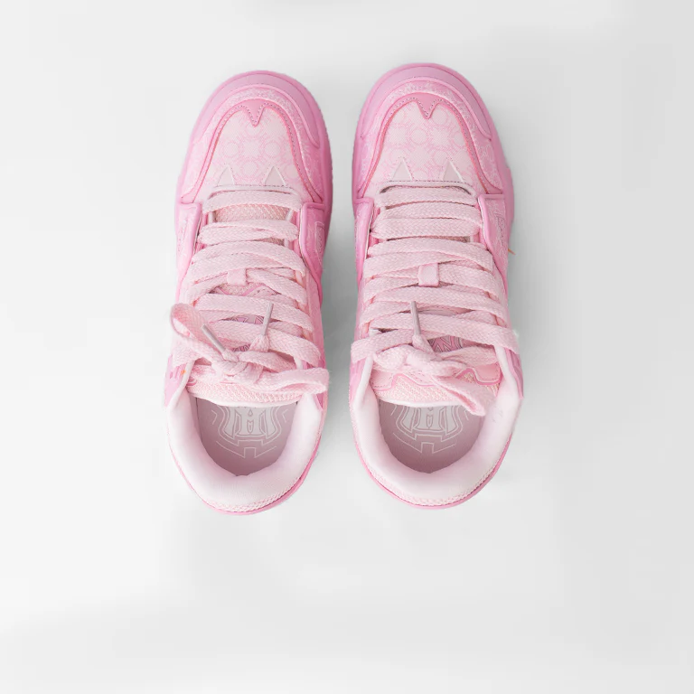 VULTURE V2 SNEAKERS (PINK MONOGRAM) - Image 4