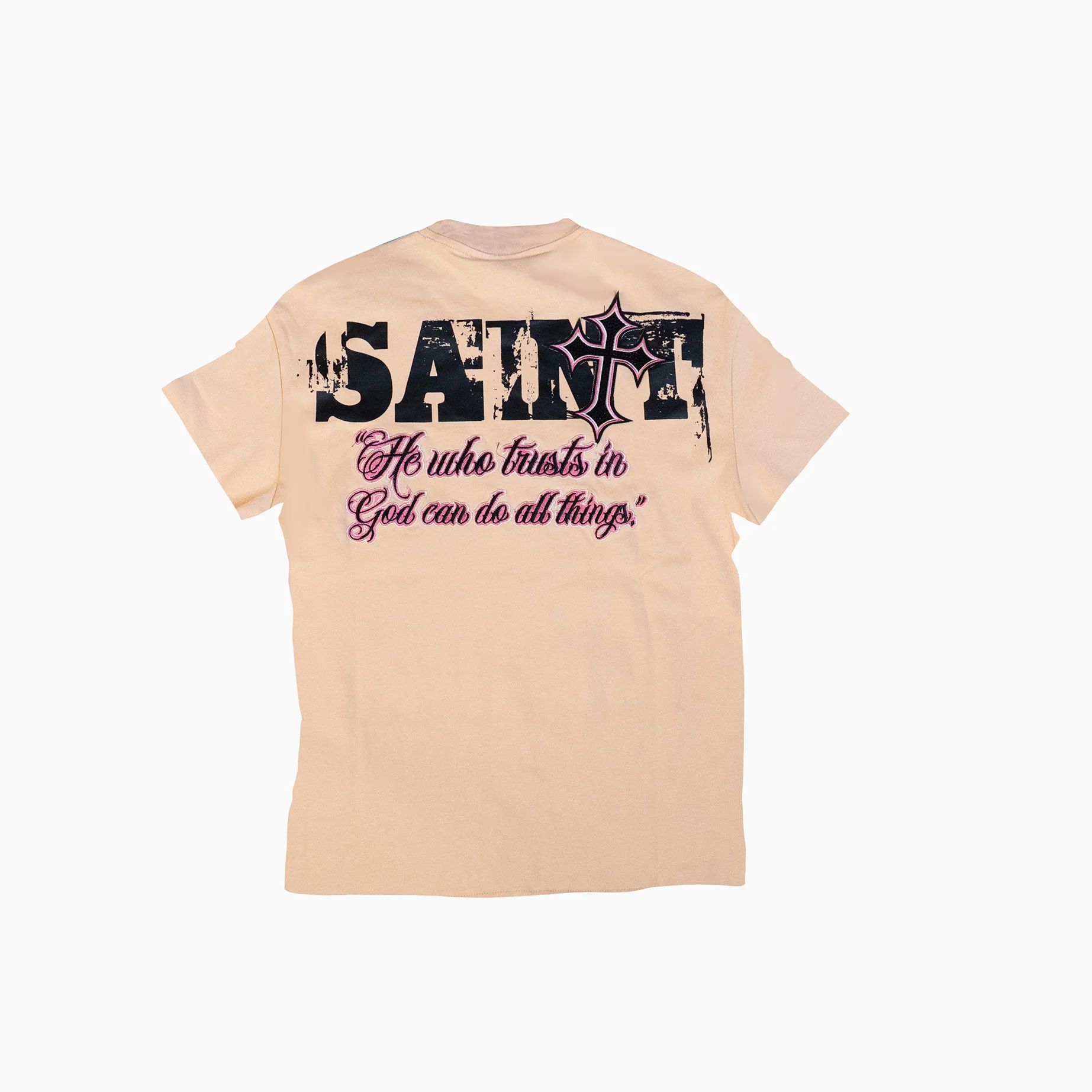 WATSON SAINT T-SHIRT (TAN) - Image 2
