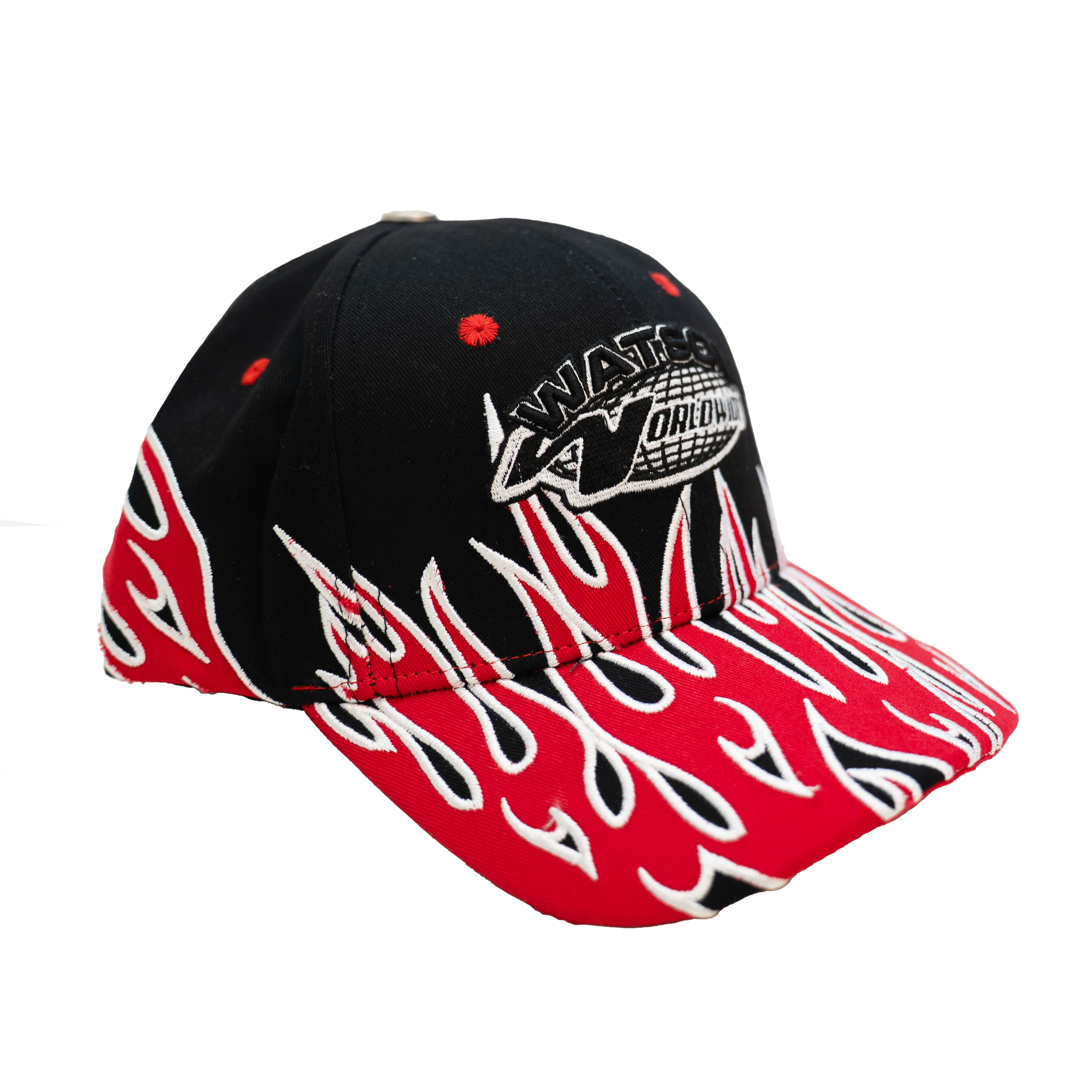 WATSON WORLDWIDE RACING FLAMES DAD HAT (BLACK) - Image 3
