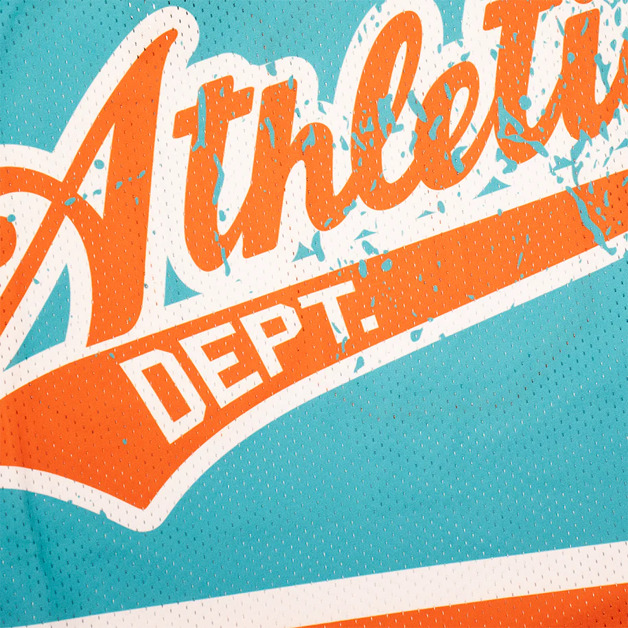 WATSON ATHLETIC DEPARTMENT CROPPED FOOTBALL JERSEY (TEAL) - Image 3