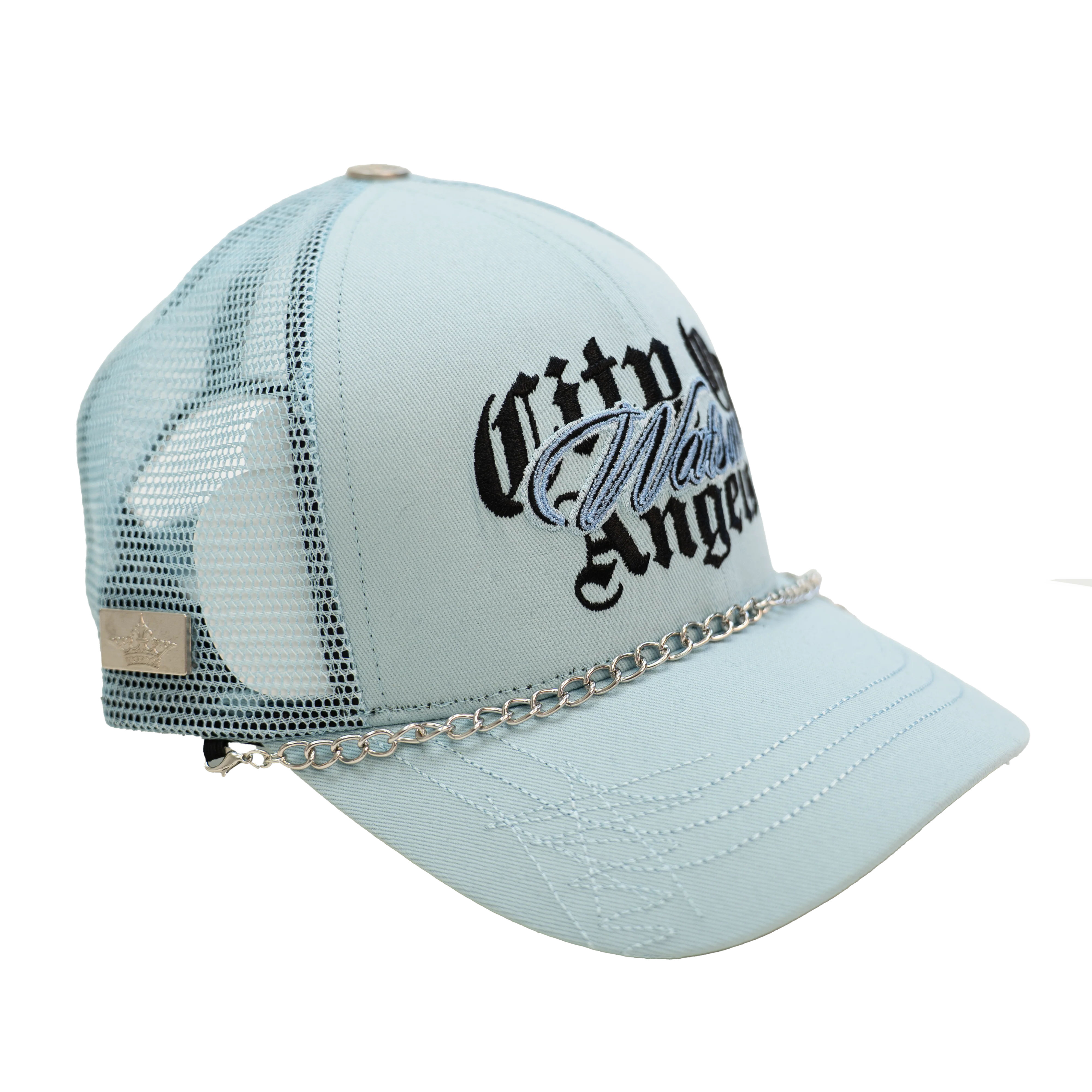 WATSON CITY OF ANGELS TRUCKER HAT (TEAL) - Image 3