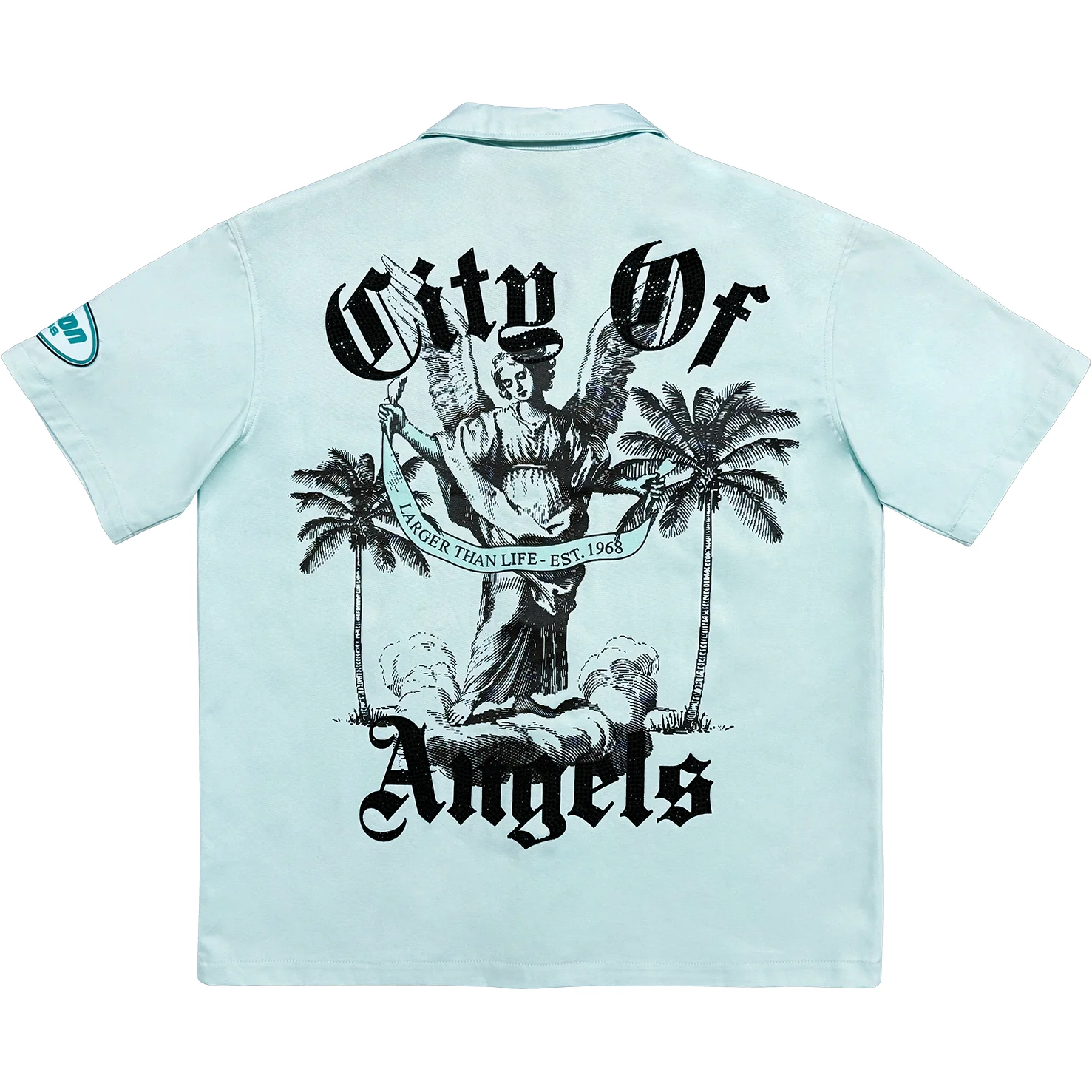 WATSON CITY OF ANGELS WORK SHIRT (LIGHT BLUE) - Image 3