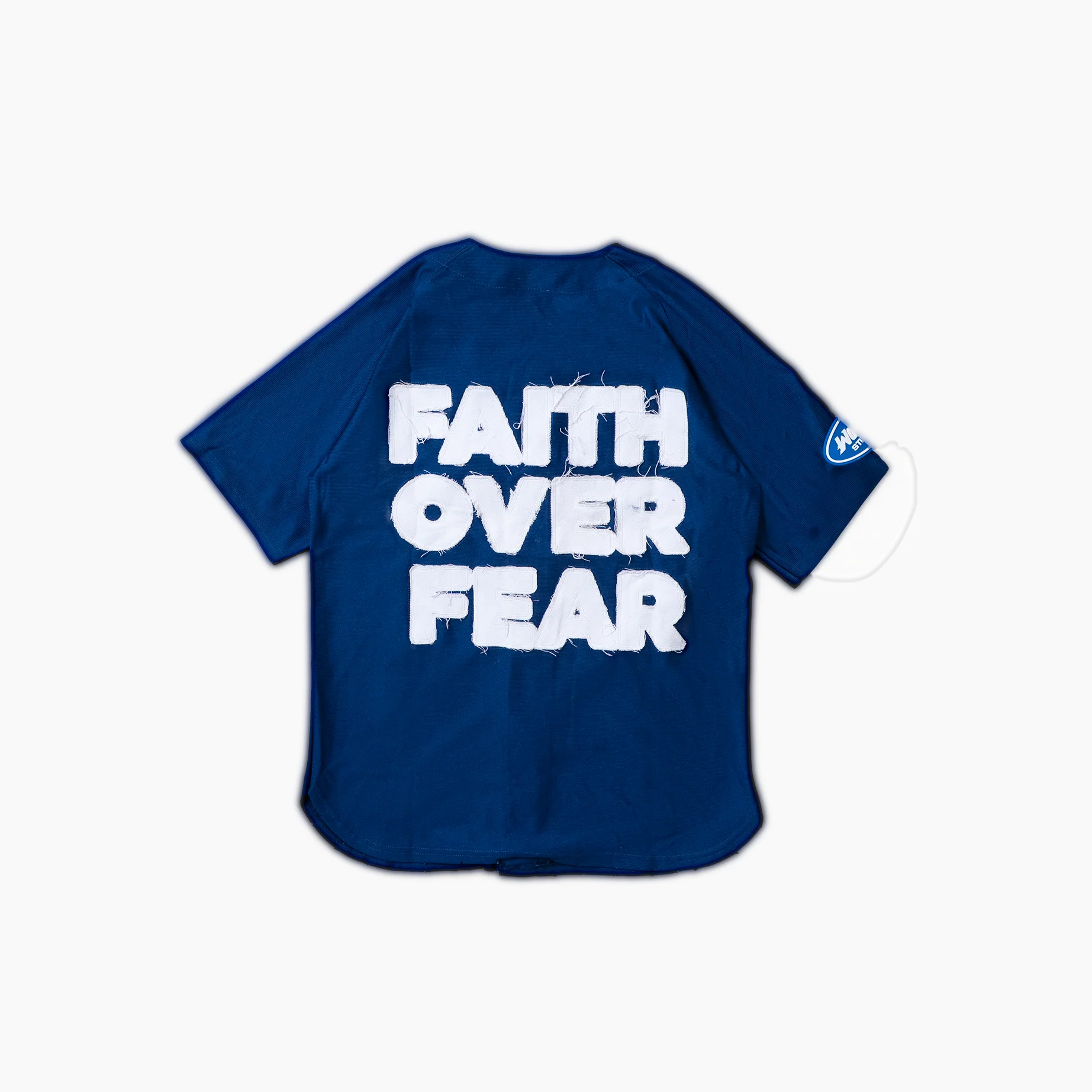 WATSON FAITH OVER FEAR BASEBALL JERSEY (NAVY) - Image 2
