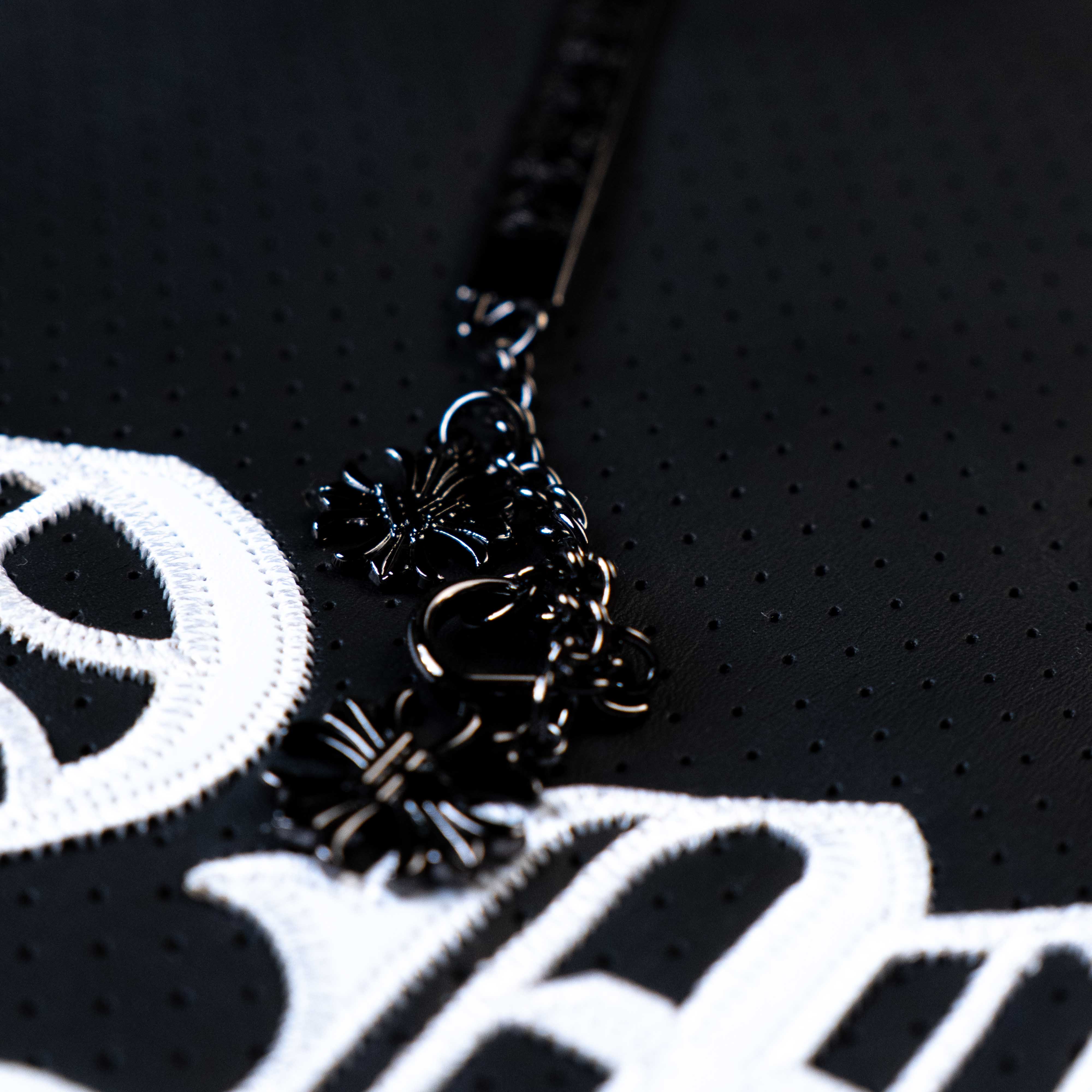 WATSON CHROME CROSS LEATHER BASKETBALL JERSEY (BLACK) - Image 3