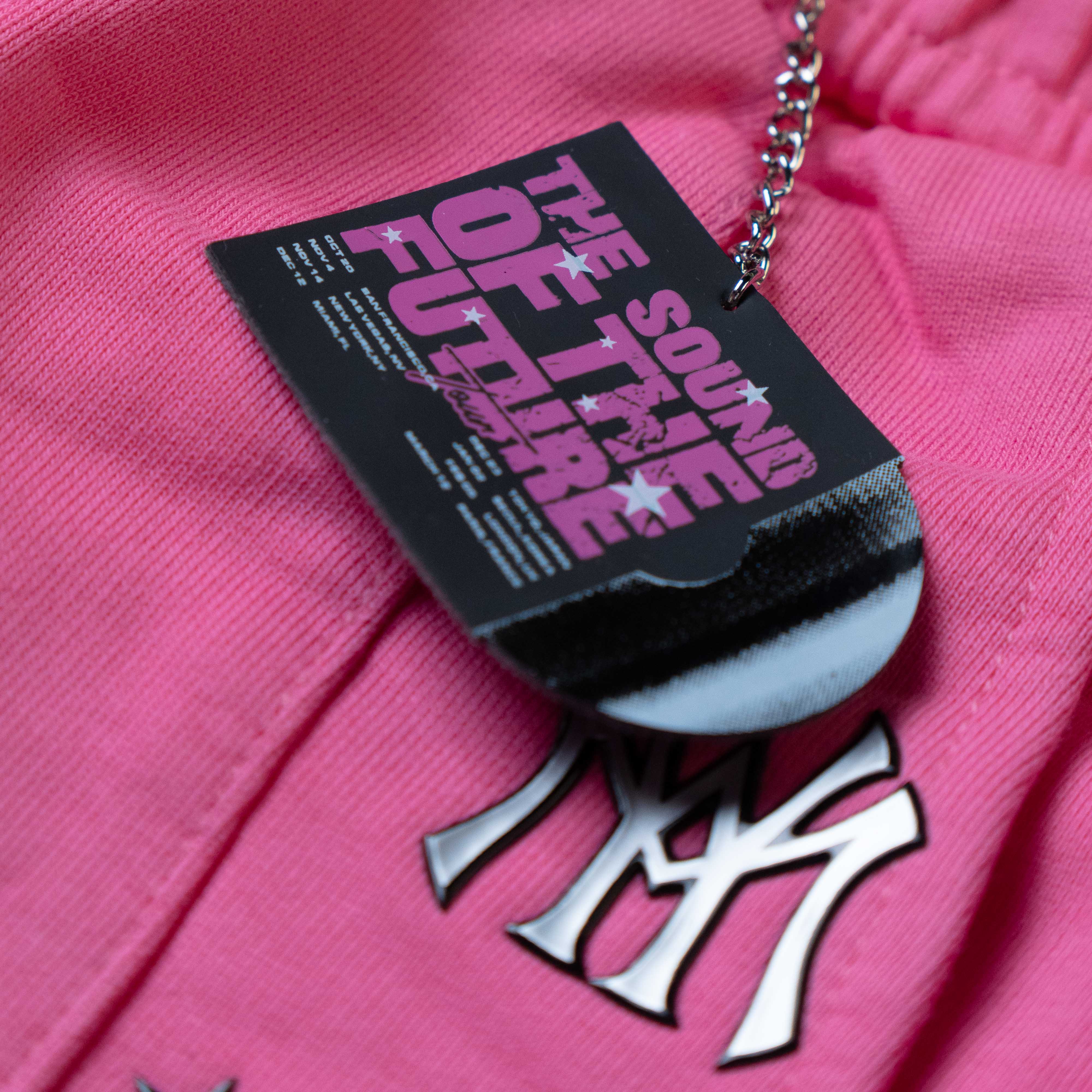 WATSON ULTRA SOUND RECORDS COTTON SHORTS (PINK) - Image 3