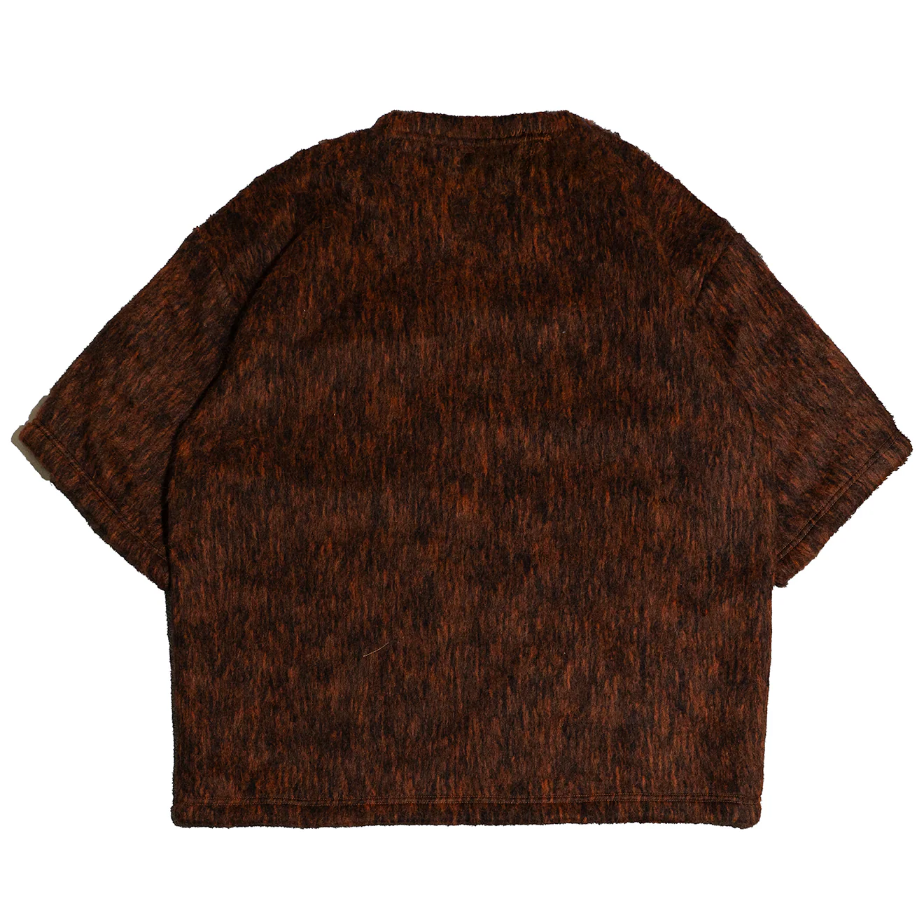 MOHAIR SHIRT (ORANGE & BLACK) - Image 2