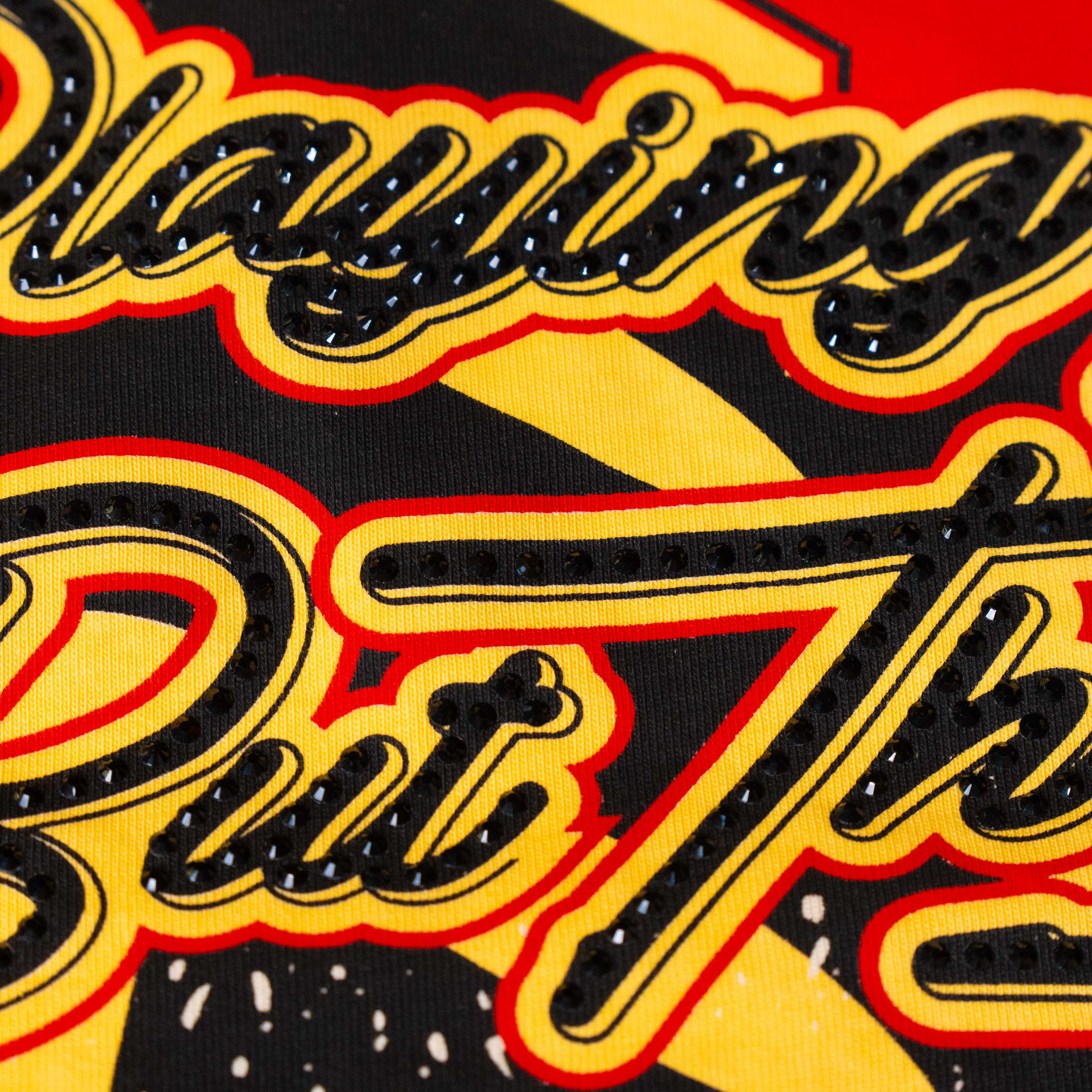 PLAYING NOTHING BUT HITS CROPPED T-SHIRT (CREAM) - Image 3