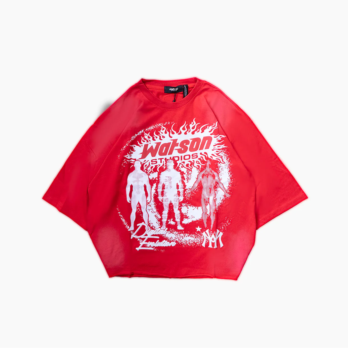 WATSON DIGITAL EVOLUTION CROPPED T-SHIRT (RED)