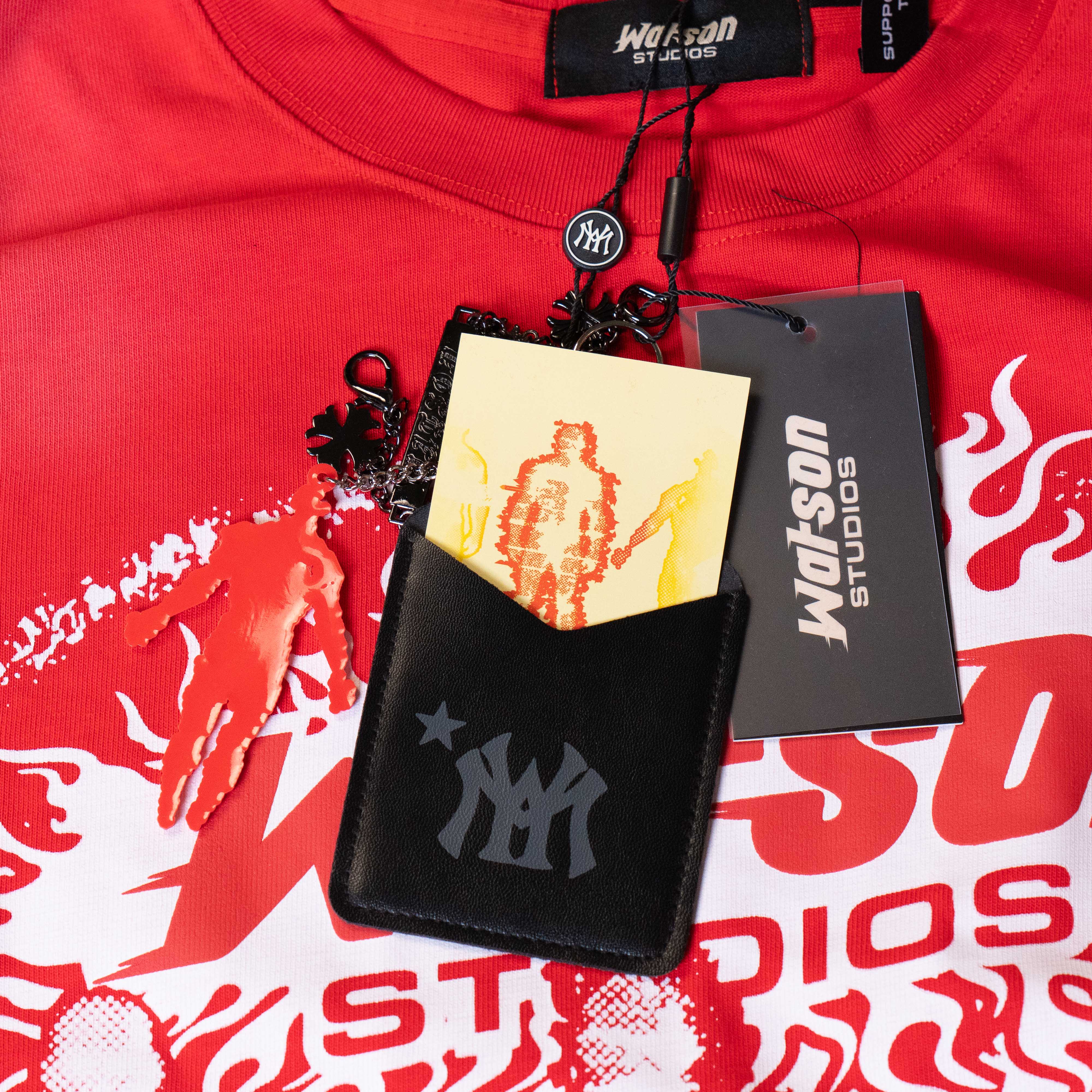 WATSON DIGITAL EVOLUTION CROPPED T-SHIRT (RED) - Image 6