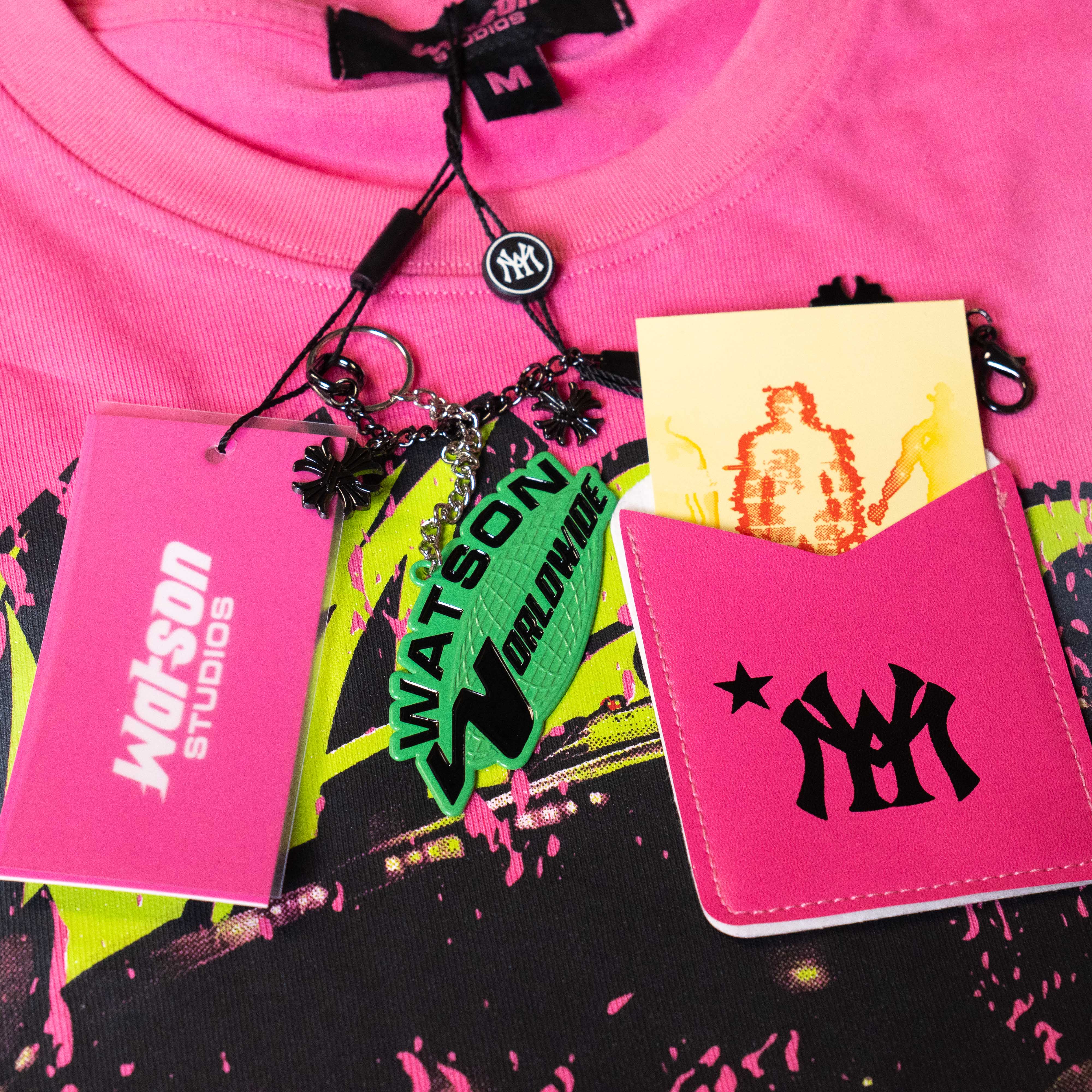 WATSON INVASION CROPPED T-SHIRT (PINK) - Image 6