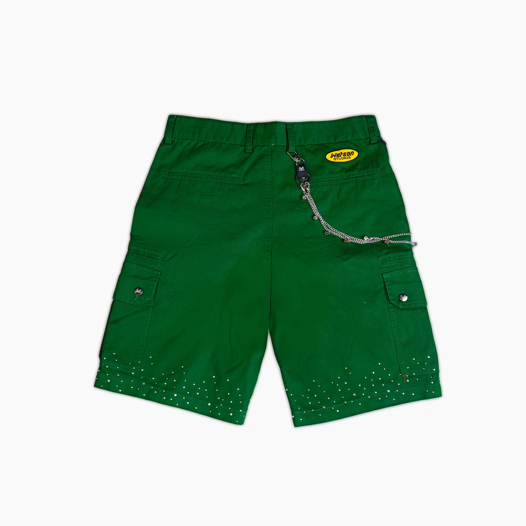 WATSON STAINED GLASS WORK SHORTS (GREEN) - Image 3