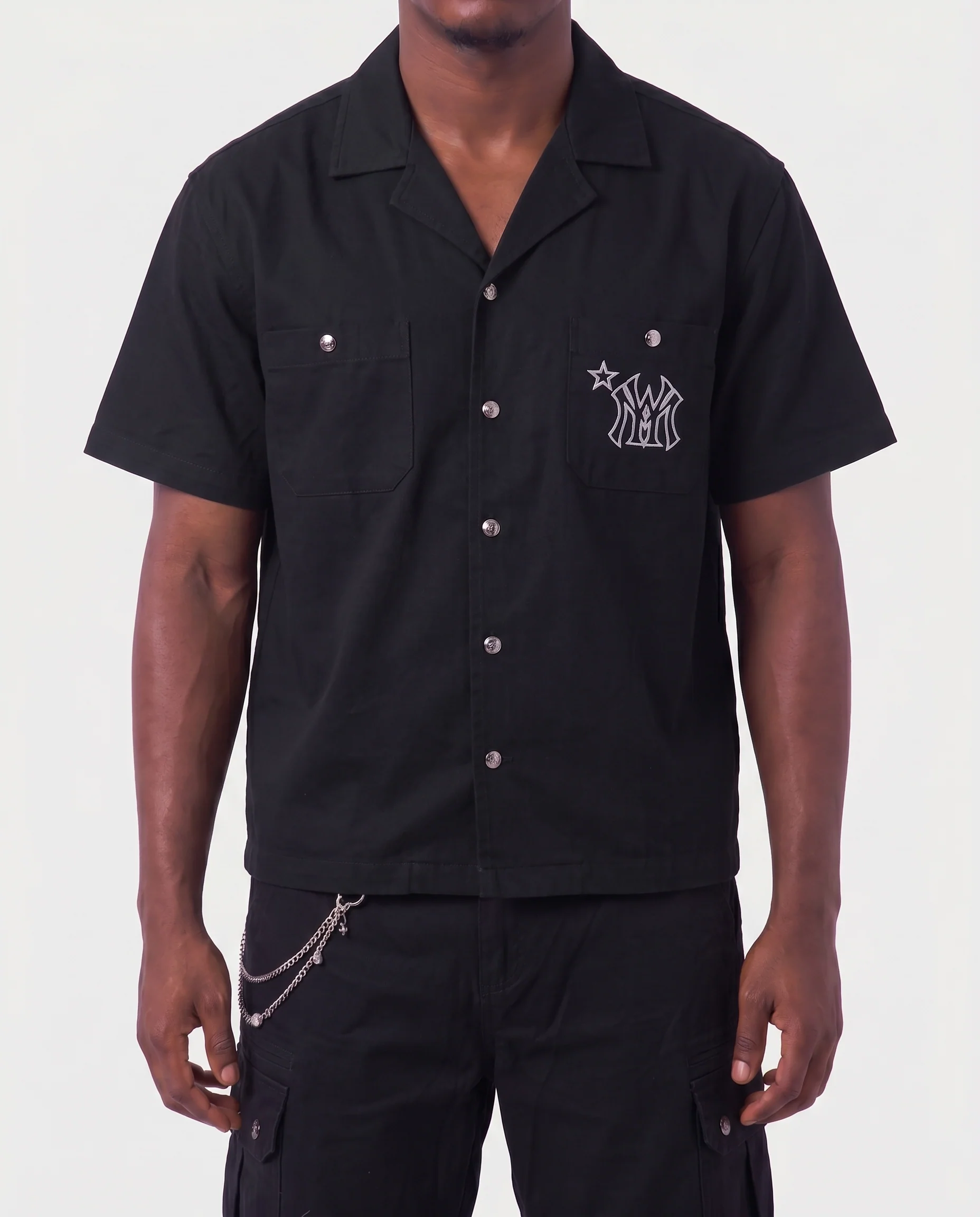 WATSON CHROME WORK SHIRT (BLACK)