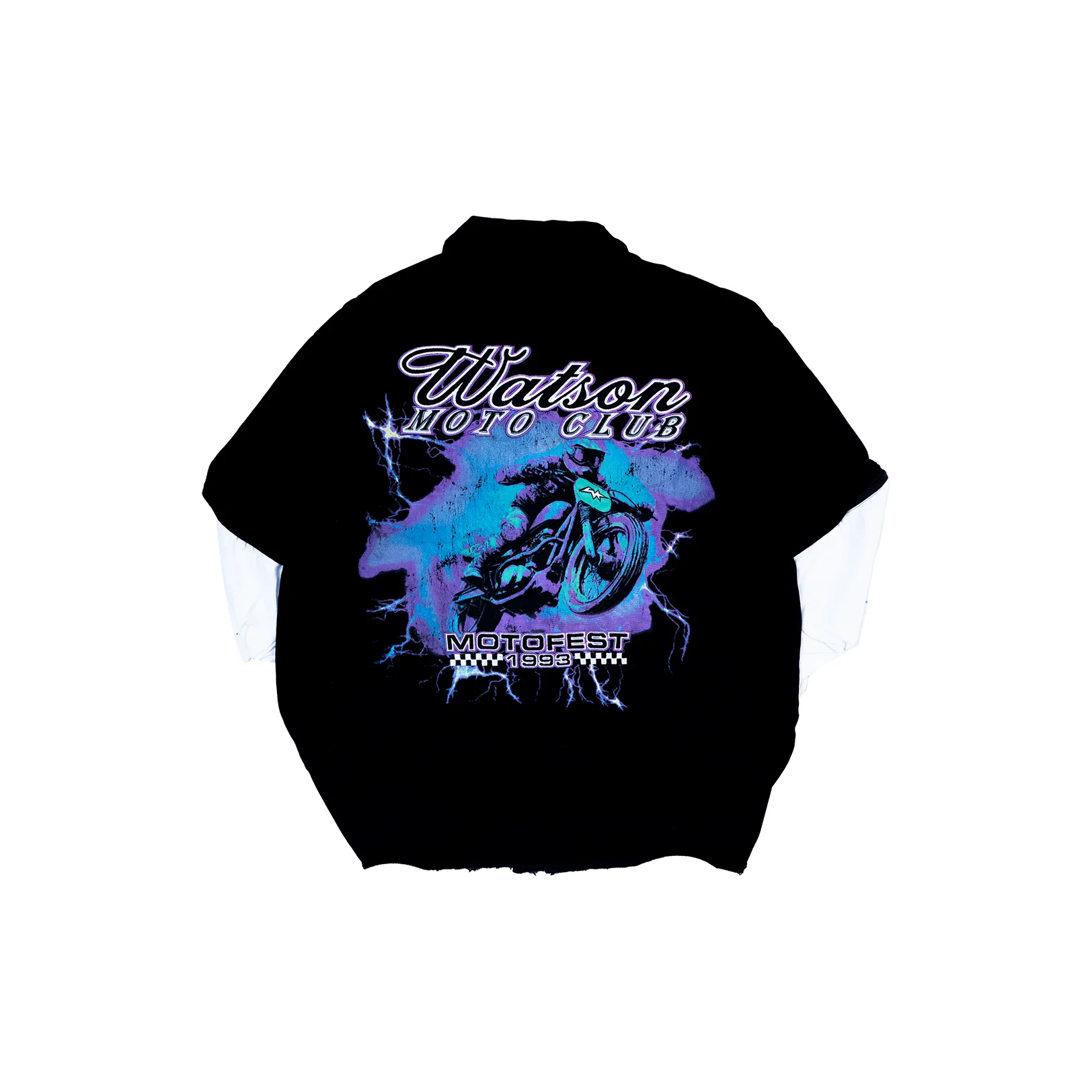 WATSON MOTO CLUB MOTOFEST WORK SHIRT (BLACK) - Image 3