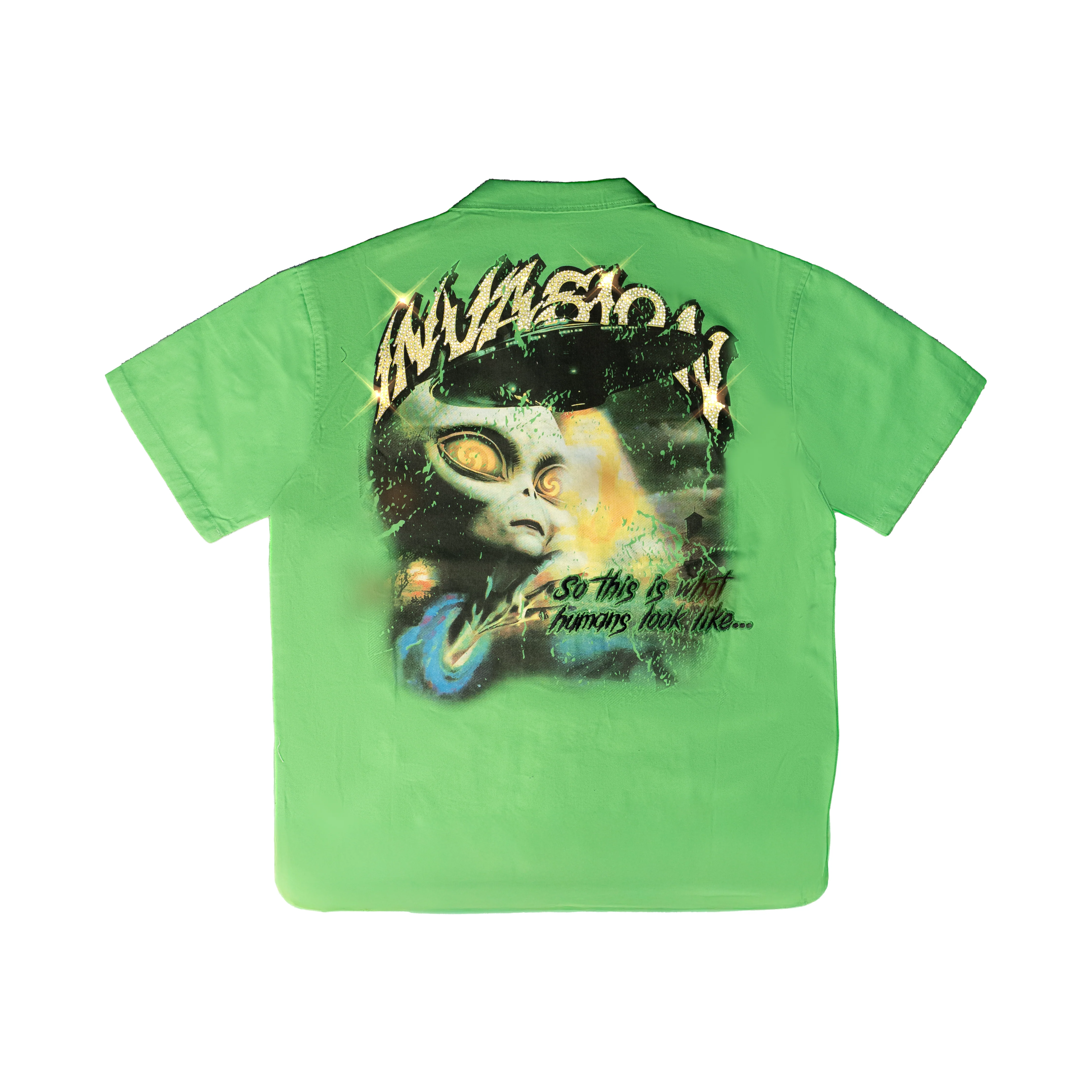WATSON INVASION WORK SHIRT (GREEN) - Image 3