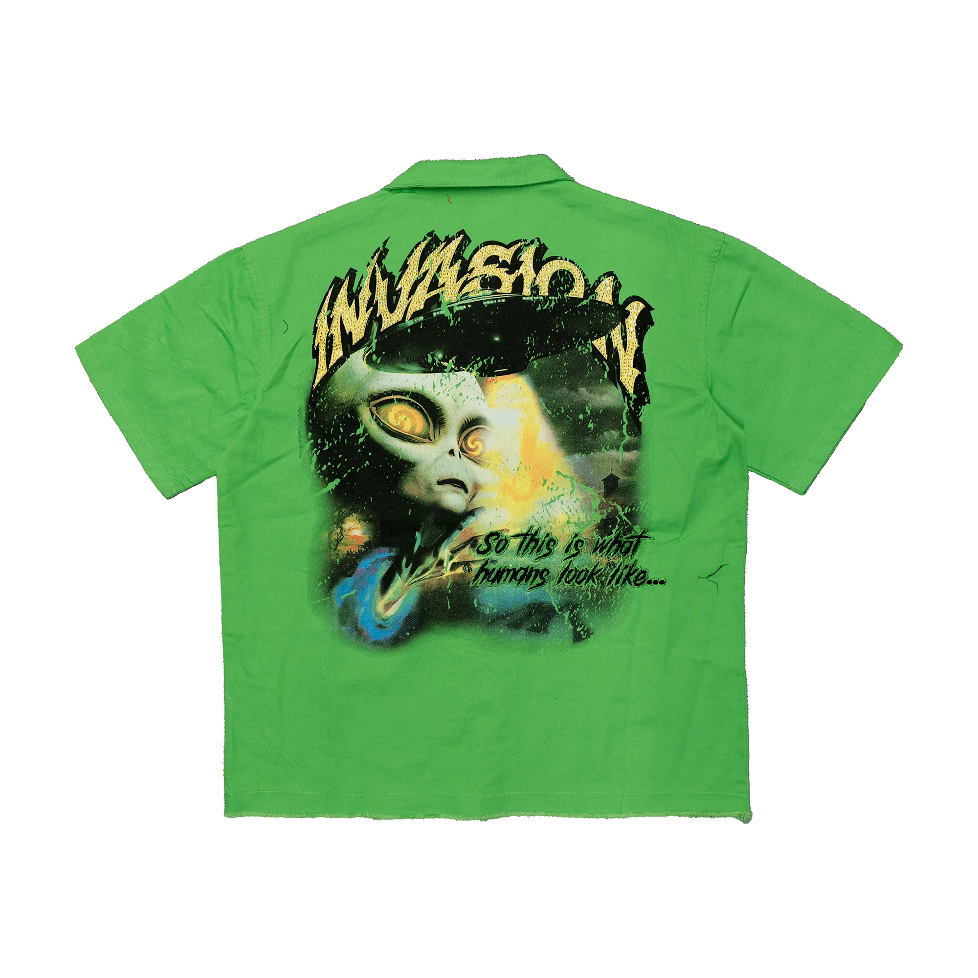 WATSON INVASION WORK SHIRT (GREEN) - Image 4
