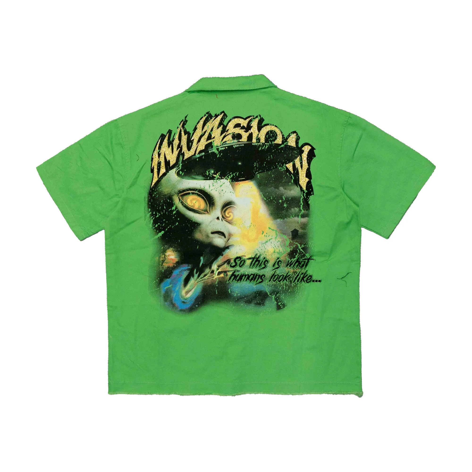 WATSON INVASION WORK SHIRT (GREEN) - Image 5