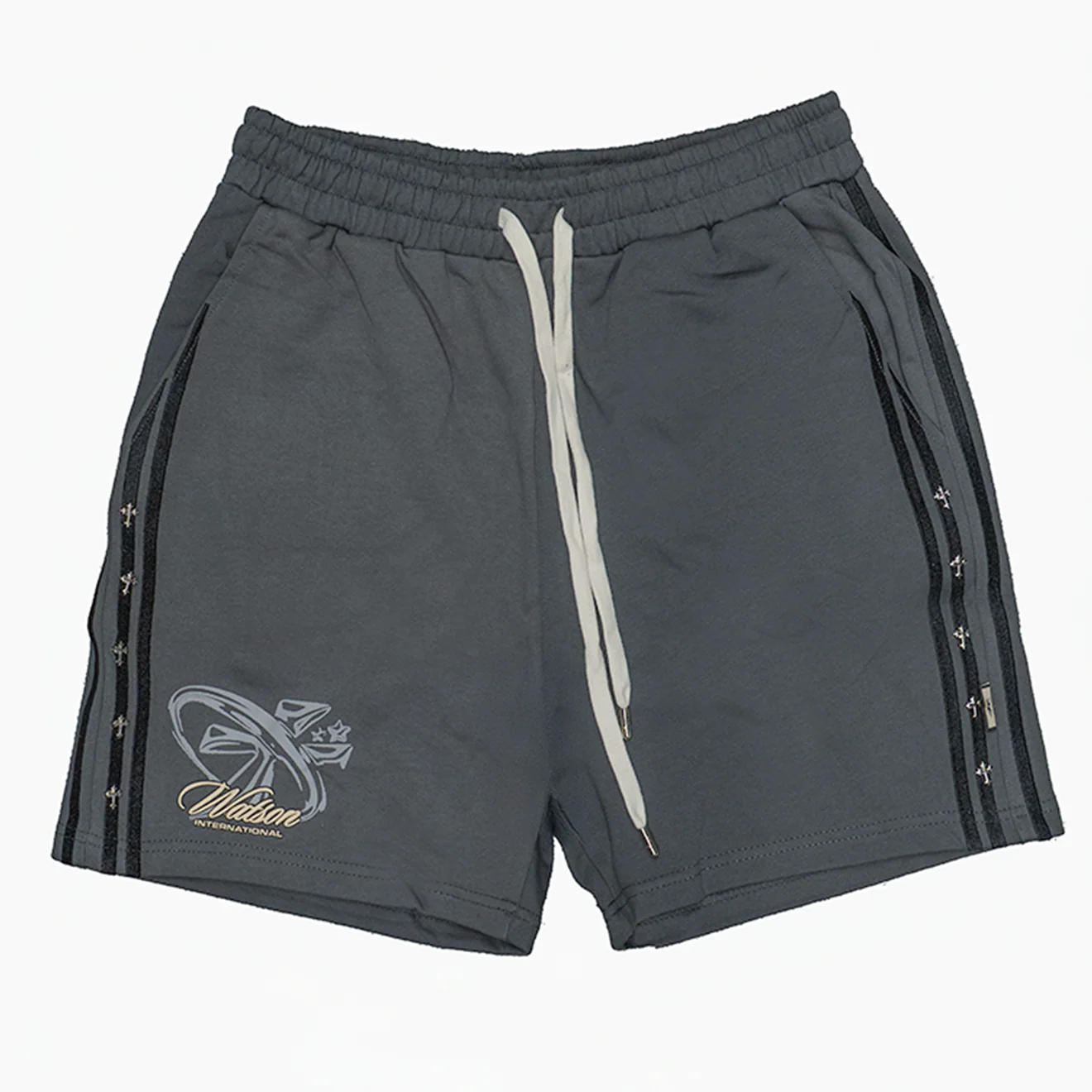 WATSON INTERNATIONAL WITHOUT FEAR COTTON SHORTS (CHARCOAL)