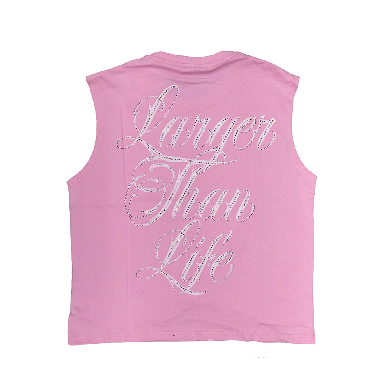 WATSON CUPID LARGER THAN LIFE CUTOFF T-SHIRT (PINK) - Image 2