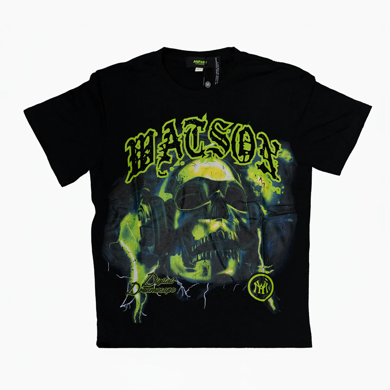 WATSON SKULL SOUND DIGITAL T-SHIRT (BLACK)