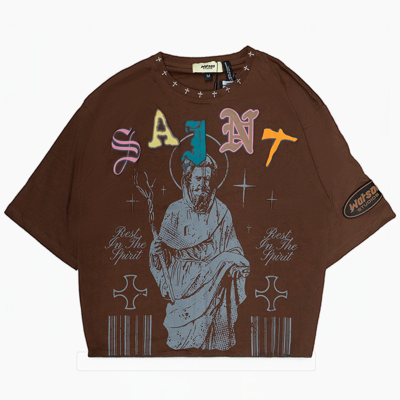WATSON REST IN SPIRIT T-SHIRT (BROWN)