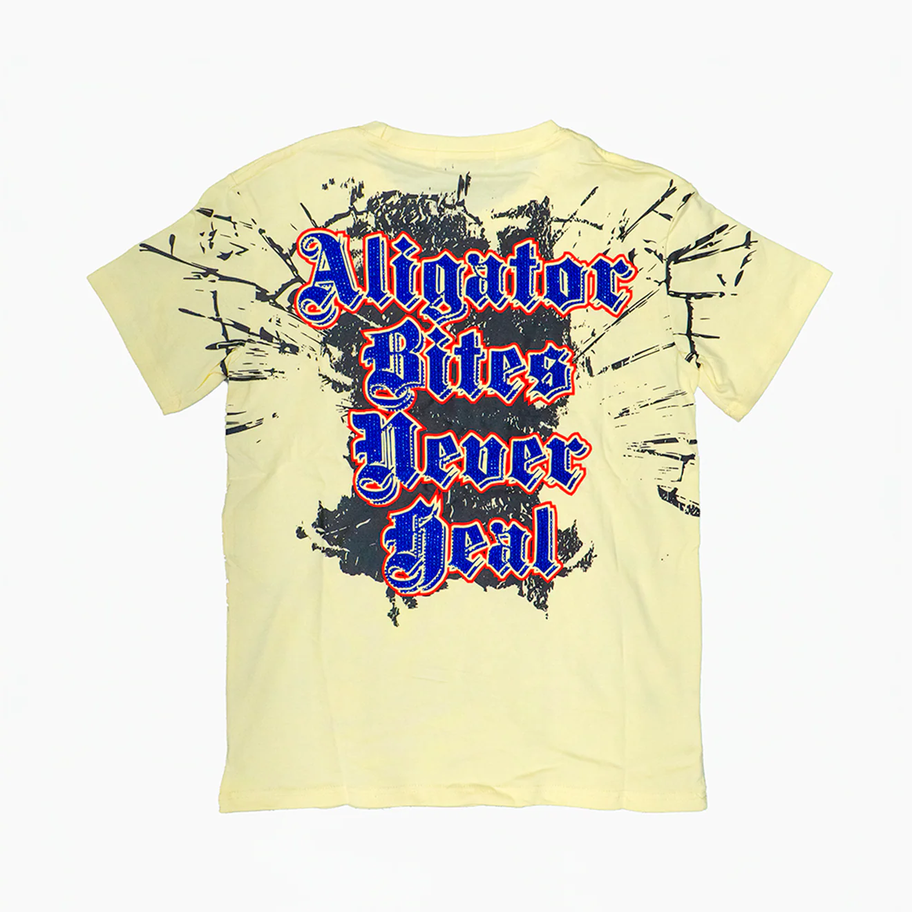 WATSON ALIGATOR BITES NEVER HEAL T-SHIRT (CREAM) - Image 2